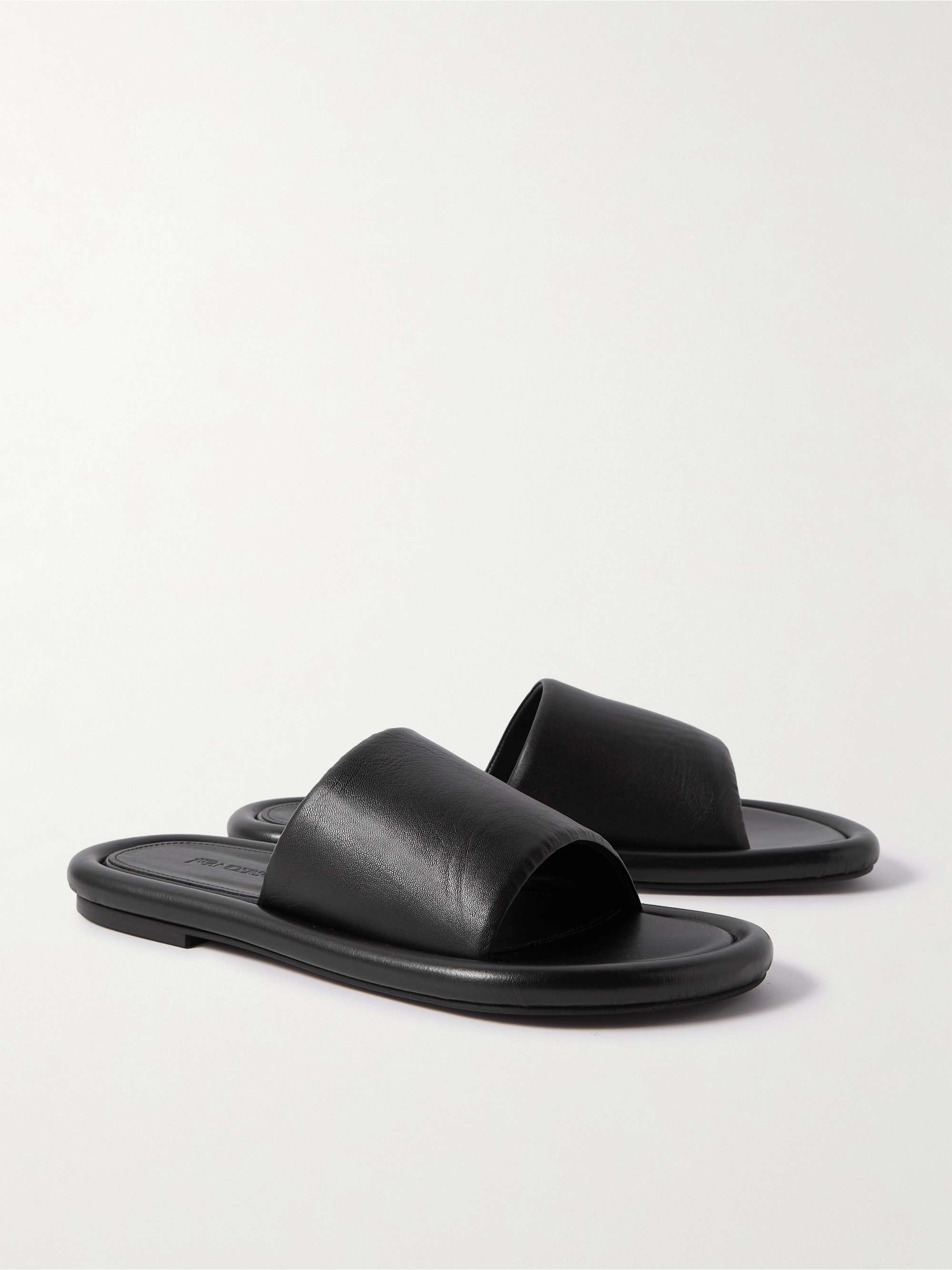 JW ANDERSON Two-Tone Leather Slippers