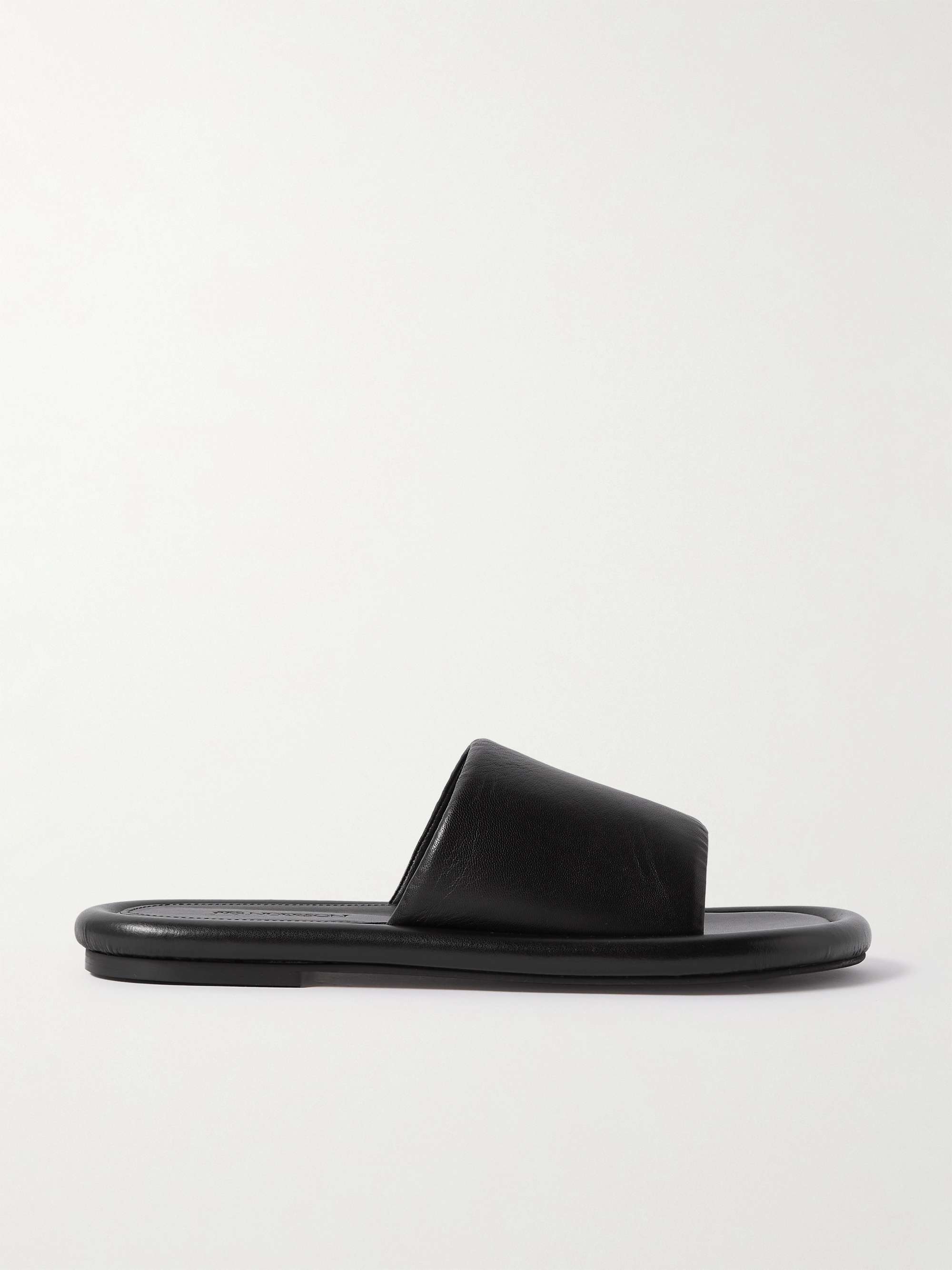 JW ANDERSON Two-Tone Leather Slippers