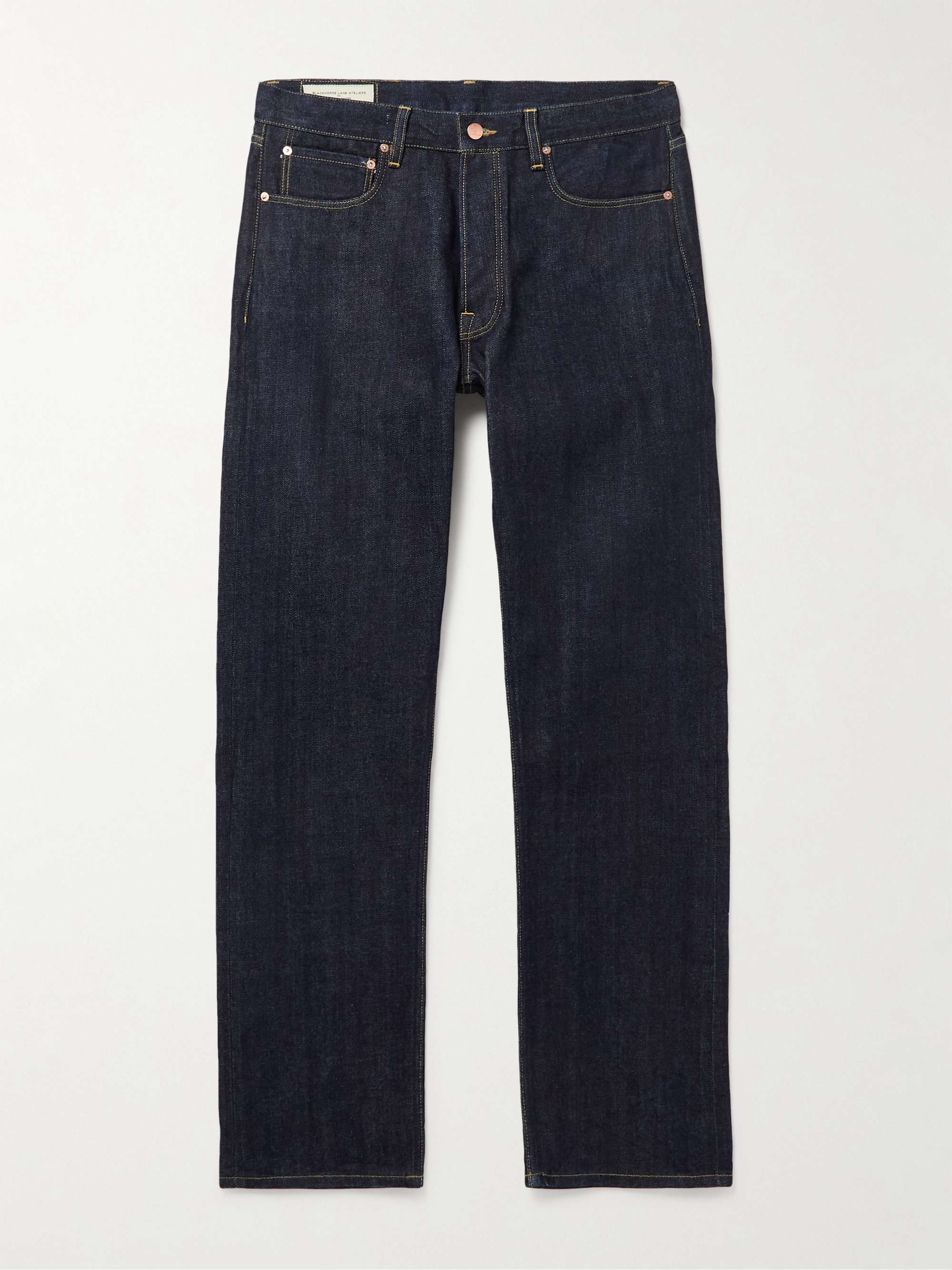 BLACKHORSE LANE ATELIERS NW1 Straight-Leg Selvedge Denim Jeans