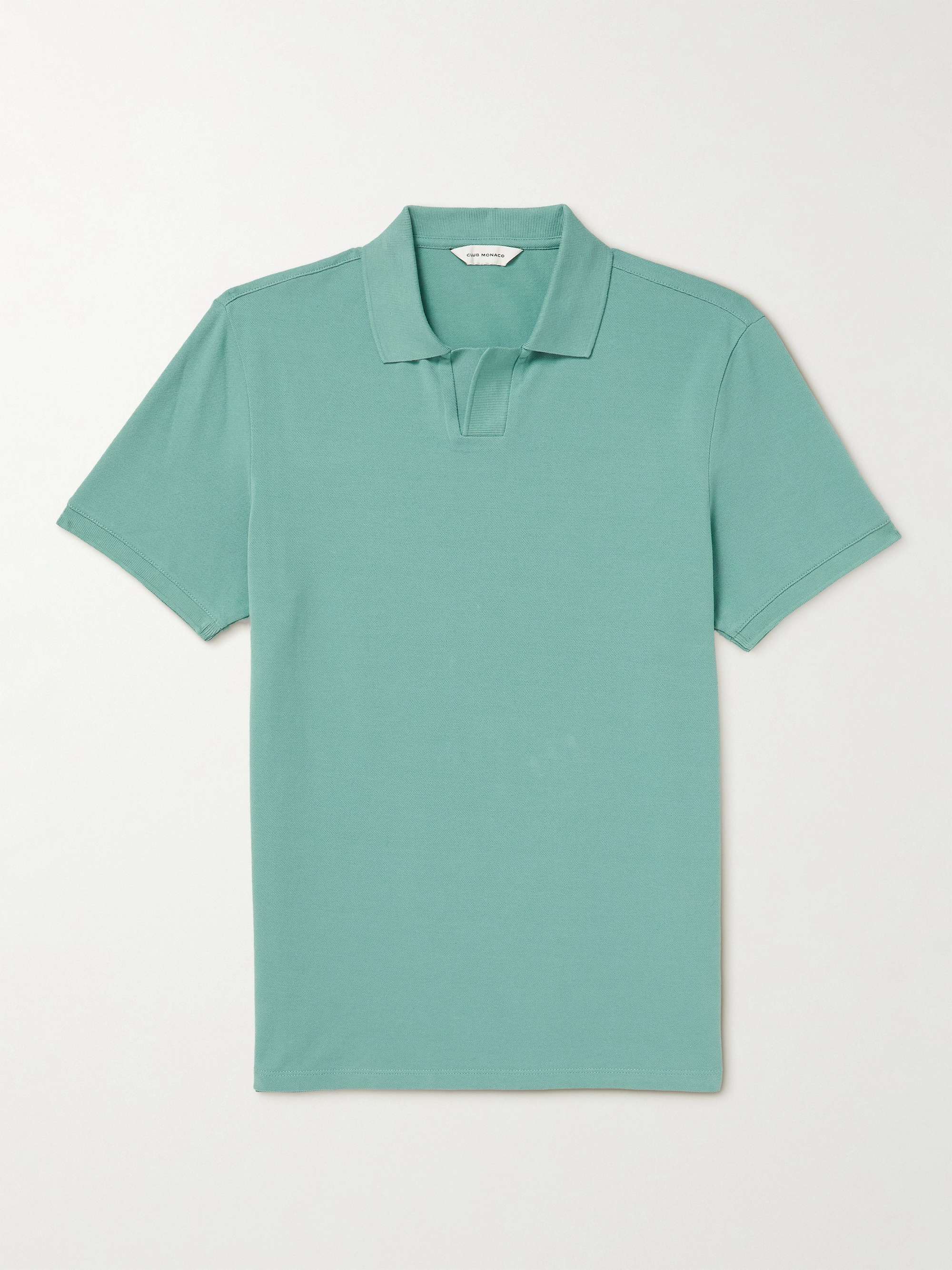 CLUB MONACO Johnny Cotton-Blend Piqué Polo Shirt