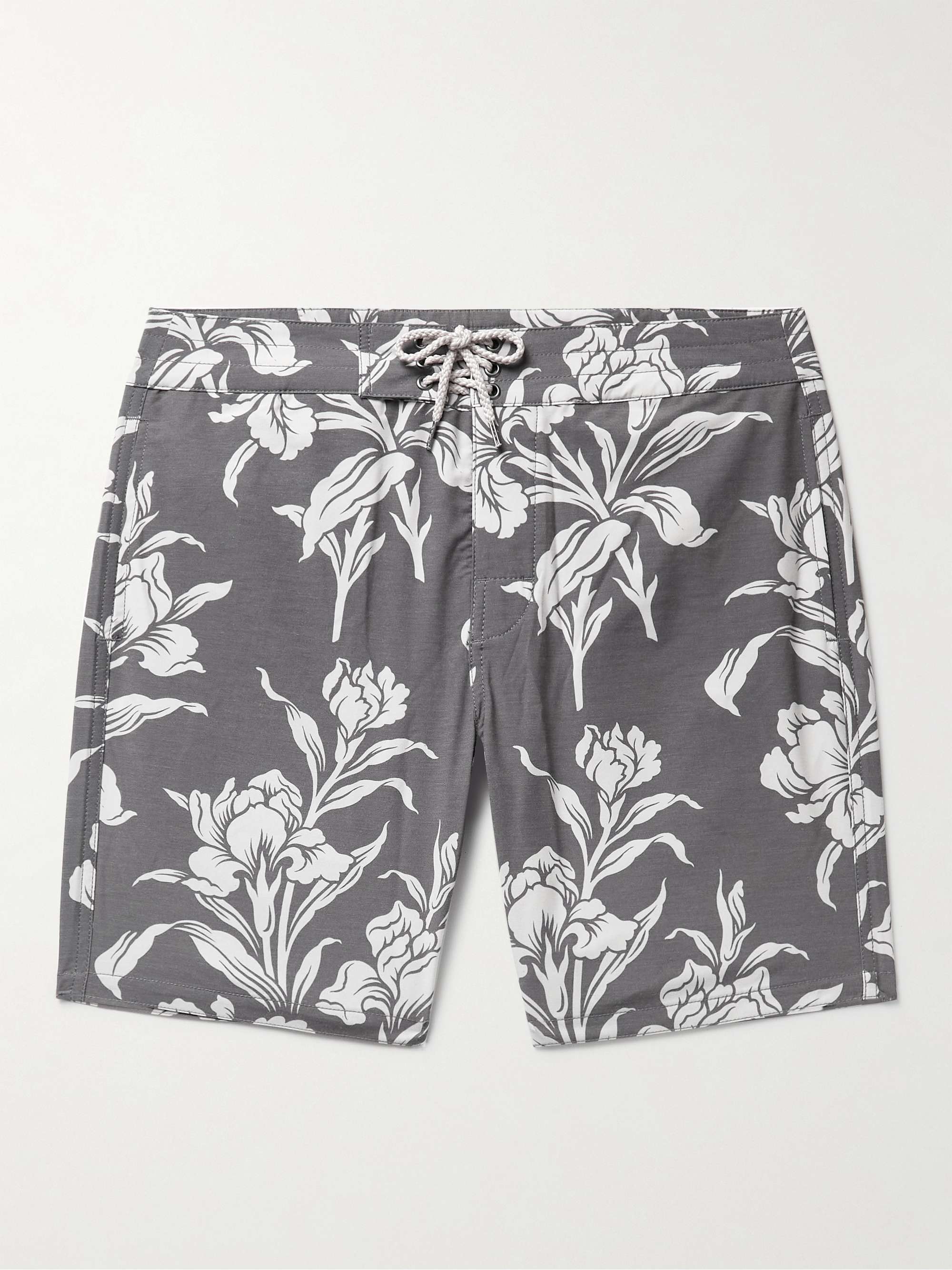 mrporter.com | Straight-Leg Long-Length Floral-Print Recycled Swim Shorts