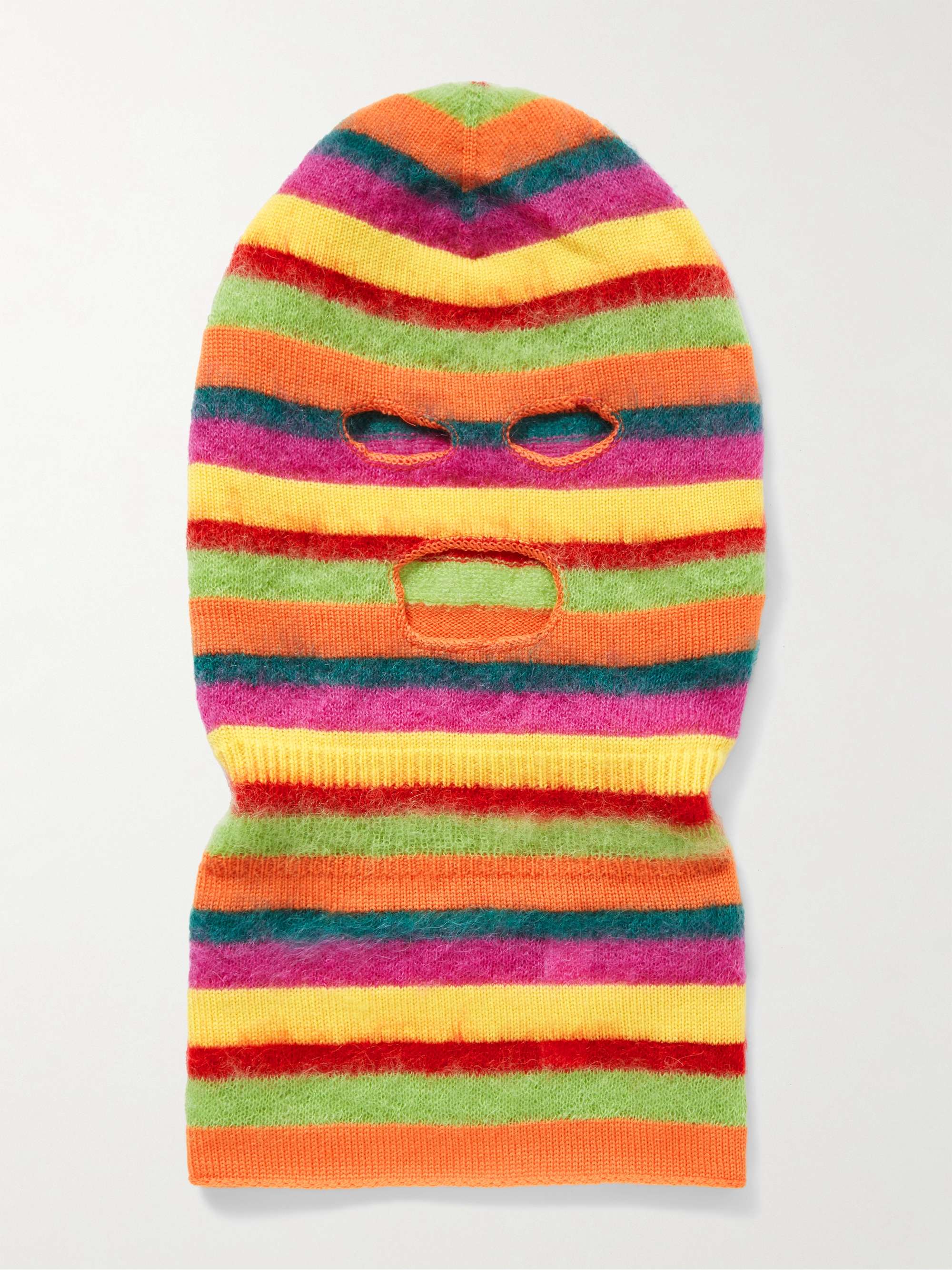 MARNI Striped Virgin Wool-Blend Balaclava