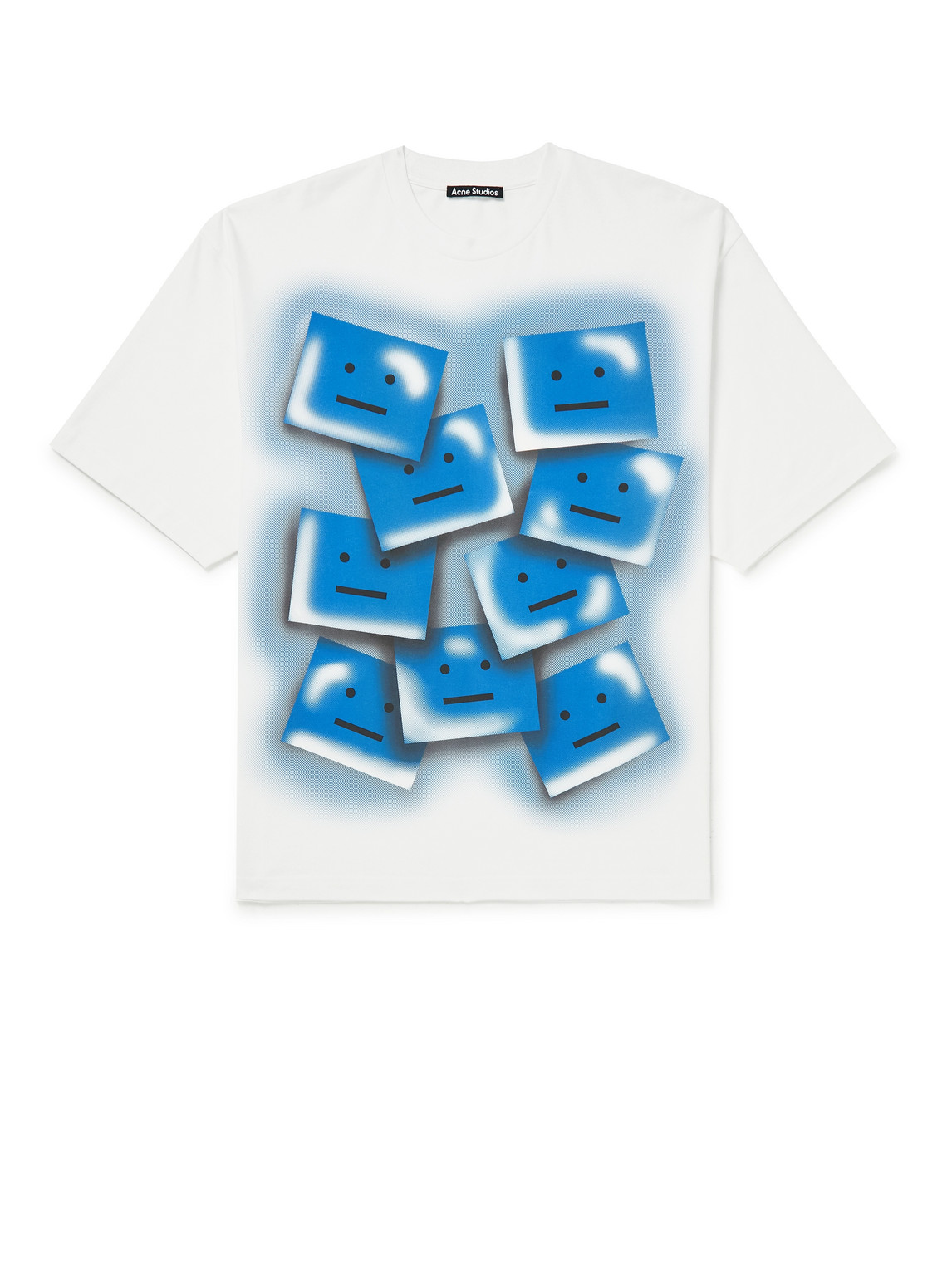 Acne Studios Logo-Print Stretch-Cotton Jersey T-Shirt