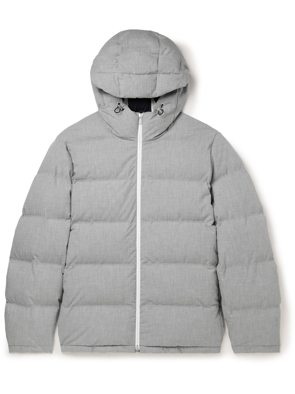 BRUNELLO CUCINELLI QUILTED COTTON HOODED DOWN JACKET