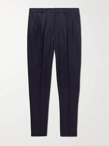pleated trousers | MR PORTER