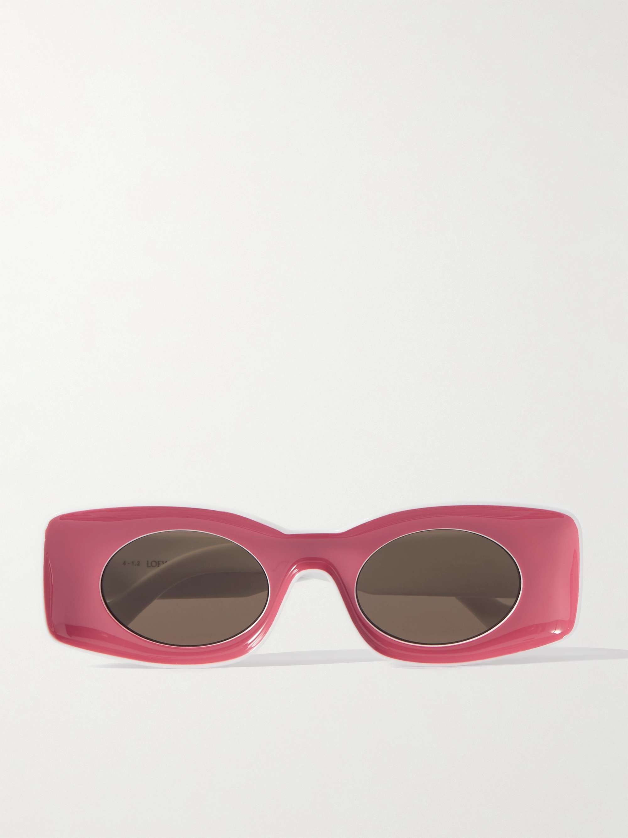 LOEWE + Paula's Ibiza Rectangular-Frame Acetate Sunglasses