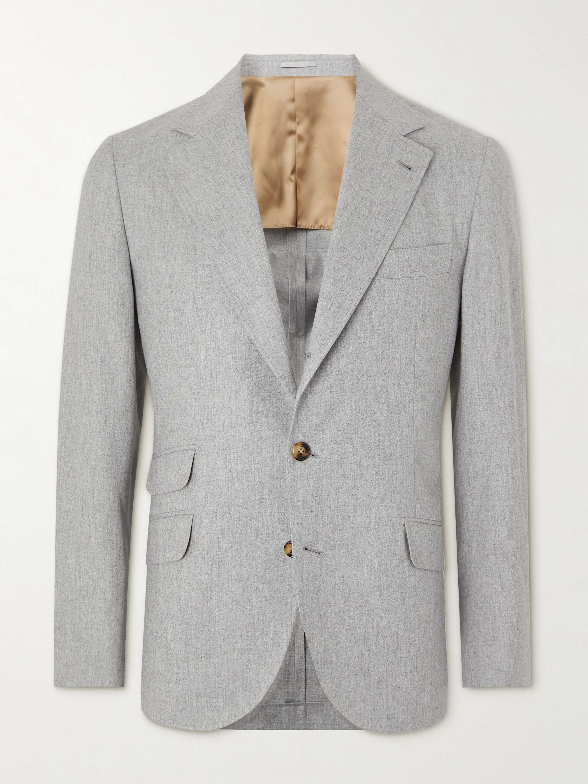 BRUNELLO CUCINELLI Wool, Silk and Cashmere-Blend Blazer