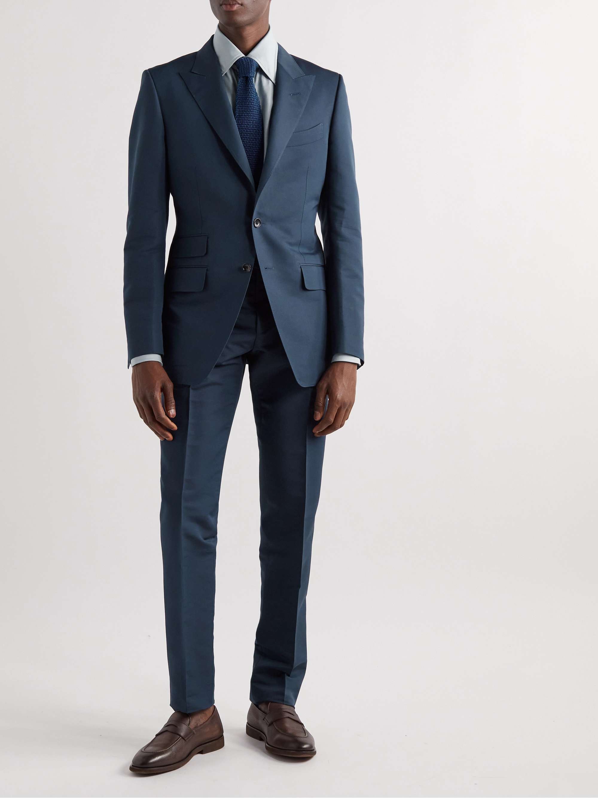 TOM FORD Cotton and Silk-Blend Suit Jacket