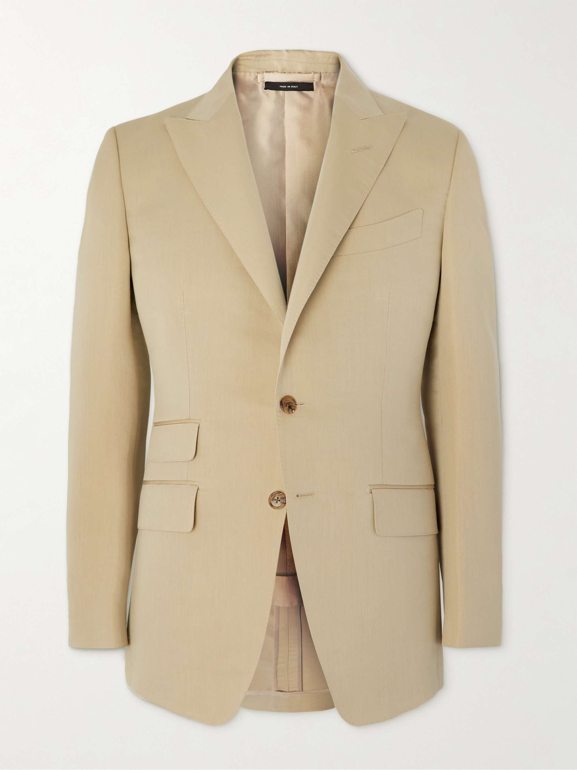 TOM FORD O'Connor Slim-Fit Cotton and Silk-Blend Suit Jacket