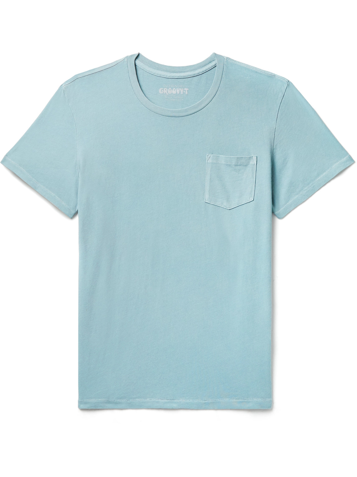 Outerknown Groovy Organic Cotton-jersey T-shirt In Green