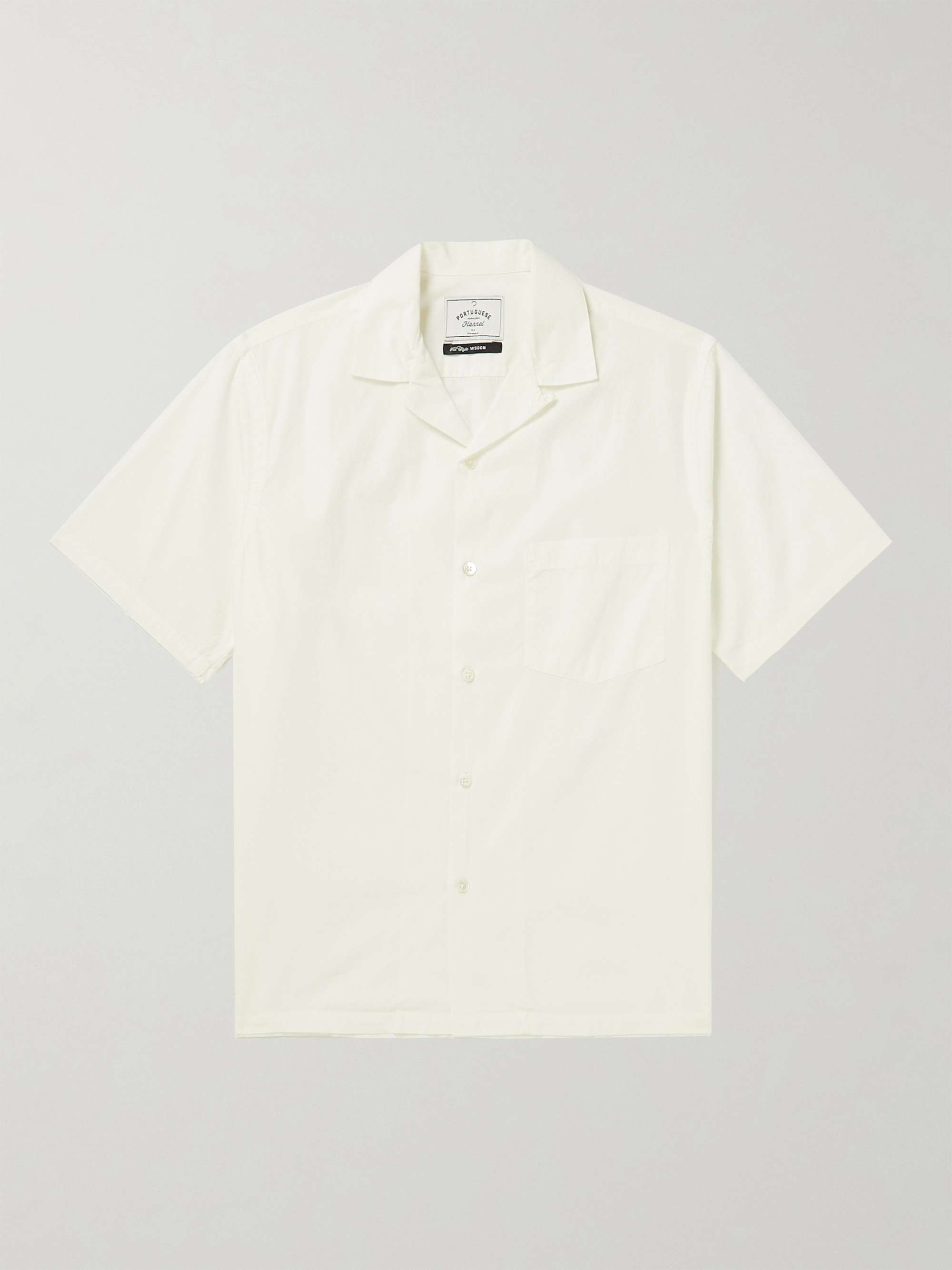 PORTUGUESE FLANNEL Dogtown Convertible-Collar Cotton-Poplin Shirt