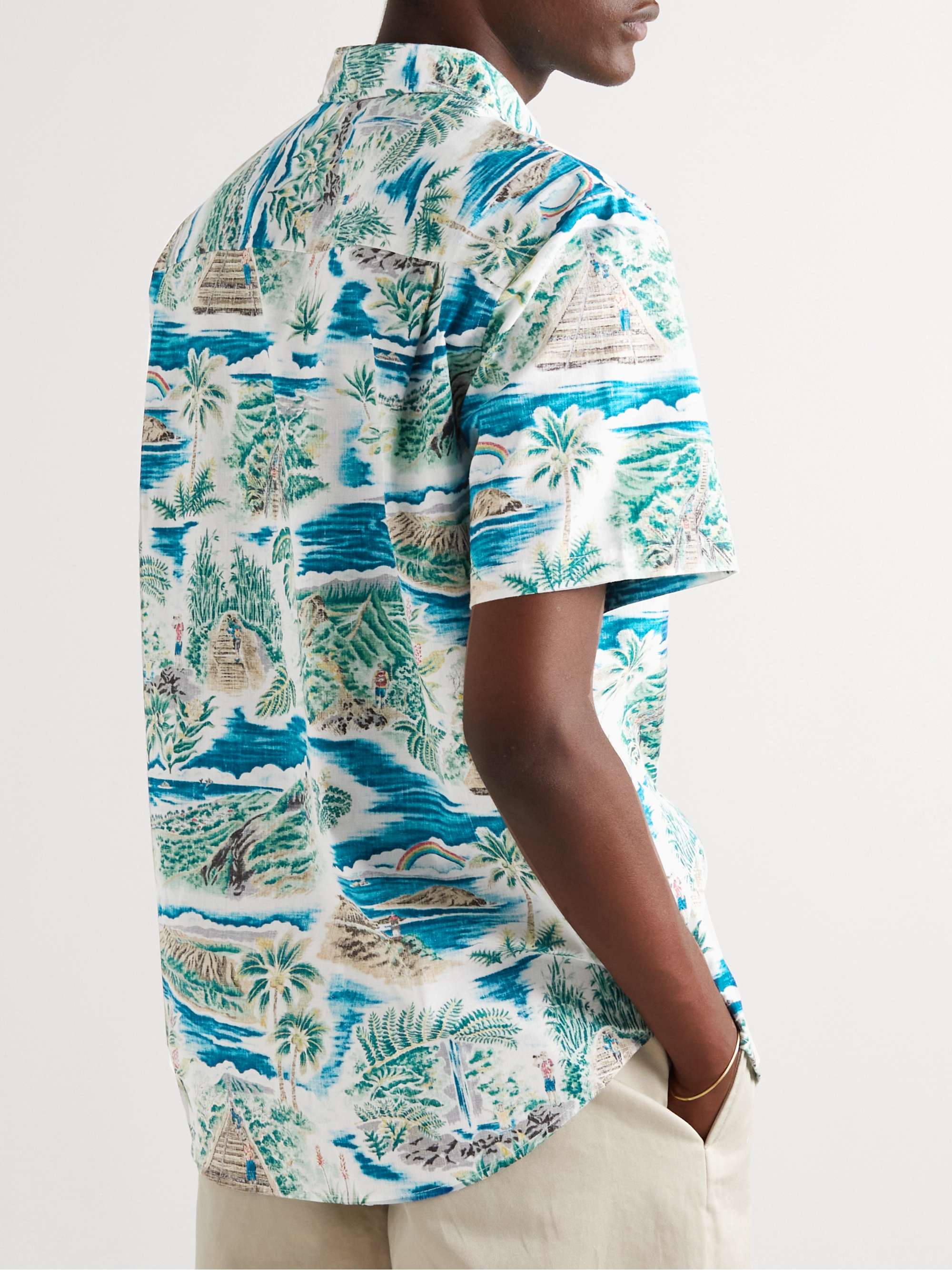 REYN SPOONER Hikin' 808 Button-Down Collar Printed Spooner Kloth™ Shirt