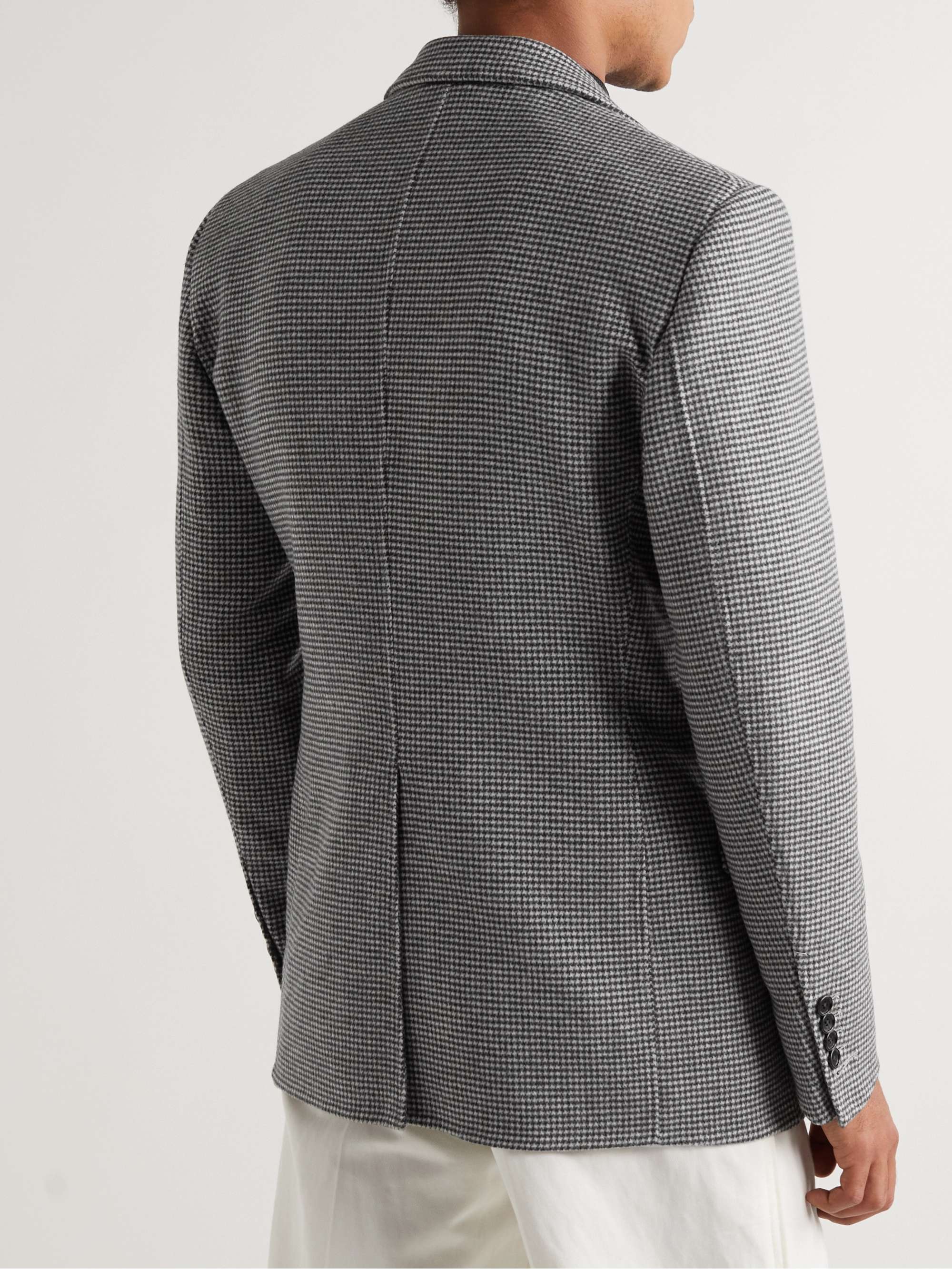 TOM FORD Houndstooth Wool and Cashmere-Blend Blazer