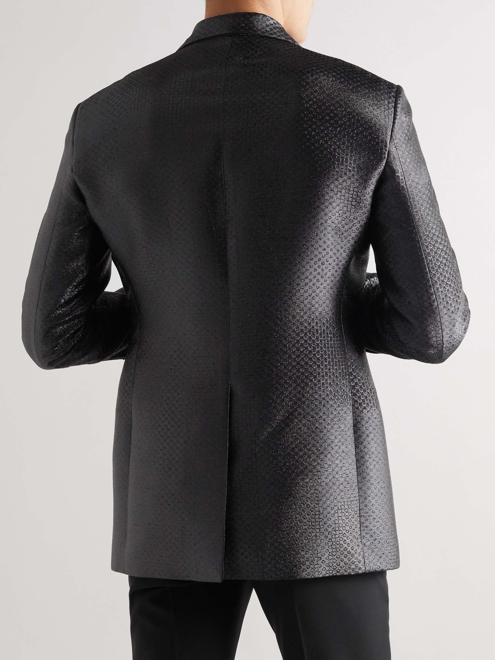 TOM FORD Slim-Fit Metallic Jacquard Tuxedo Jacket