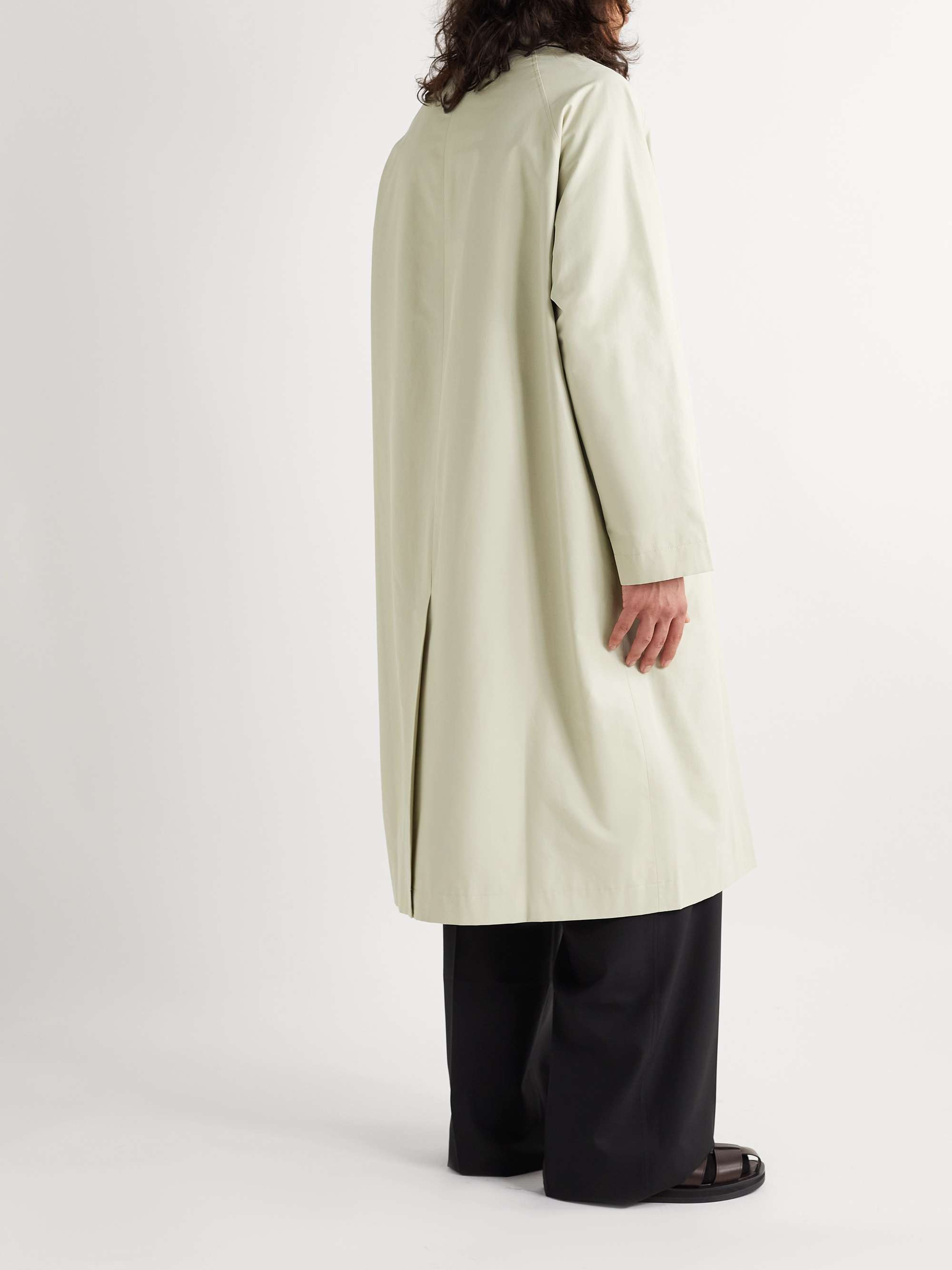 STUDIO NICHOLSON Ventus Oversized Cotton-Blend Trench Coat