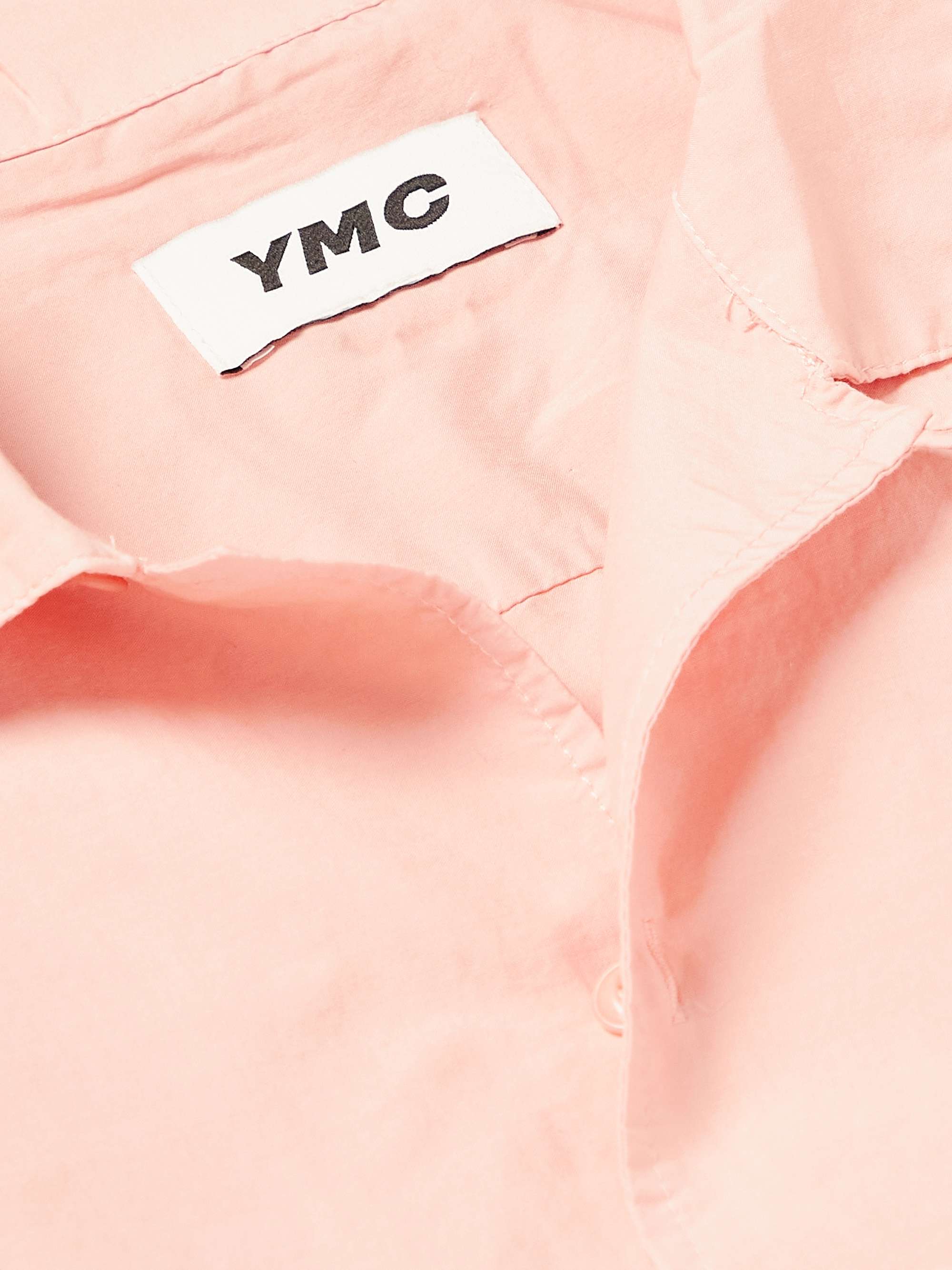 YMC Malick Camp-Collar Cotton and Silk-Blend Shirt
