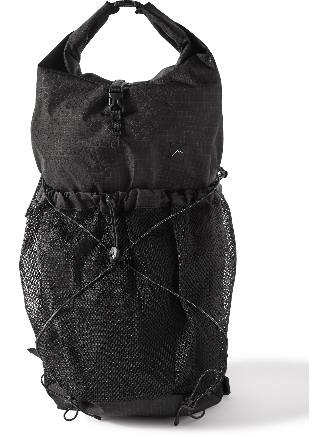CAYL Gaya Mesh-Panelled Nylon-Ripstop Roll-Top Backpack