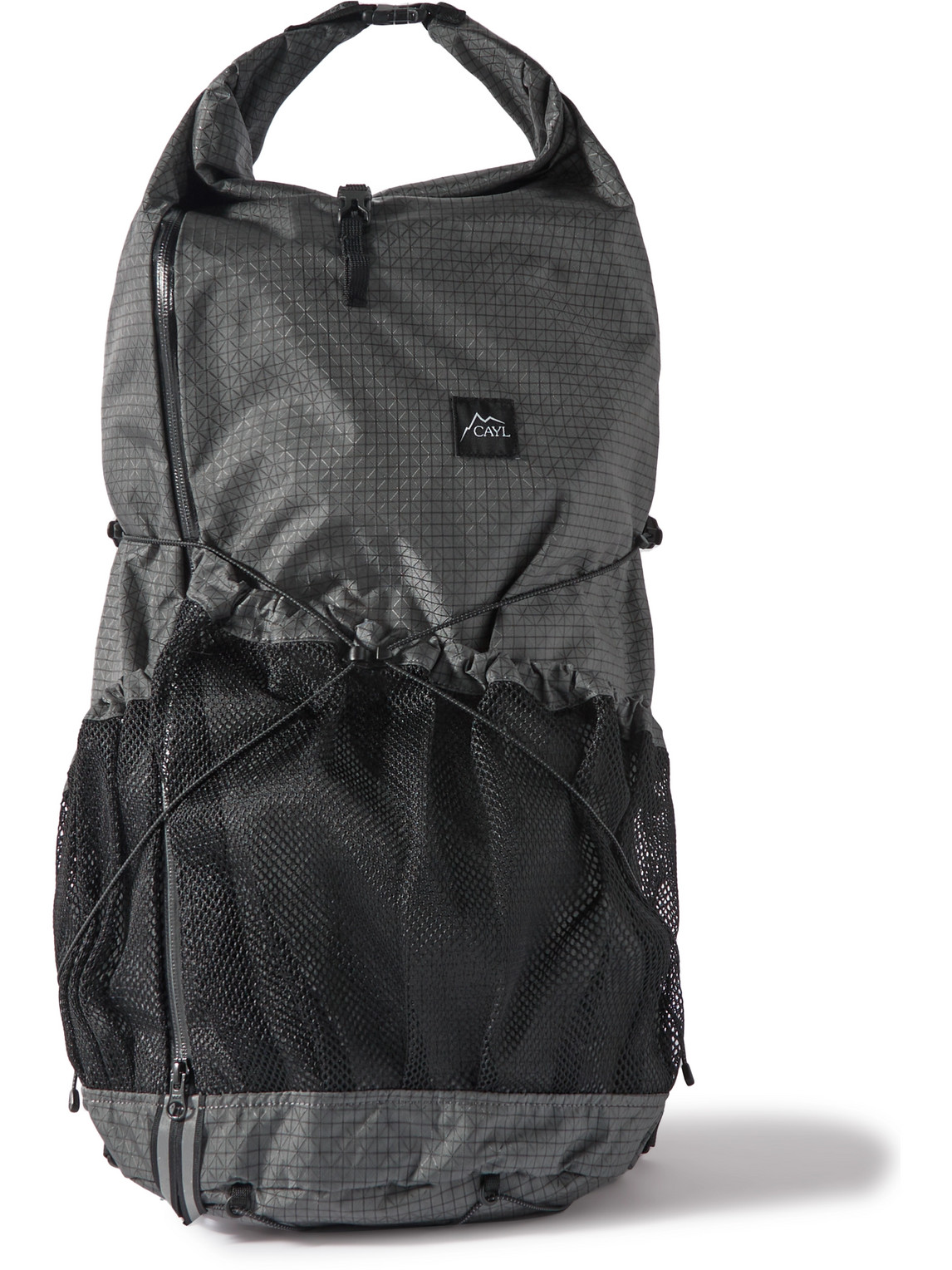 CAYL Mari Mesh-Panelled Ripstop Roll-Top Backpack