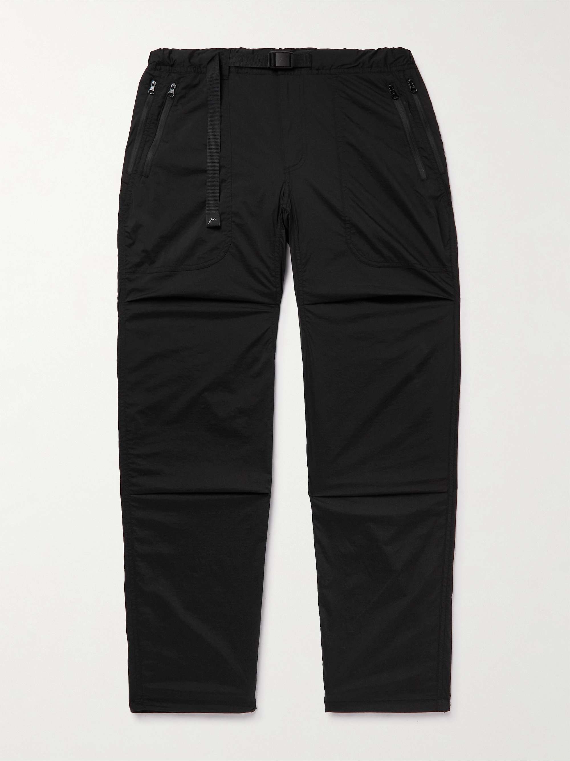 CAYL Straight-Leg Belted Stretch-Nylon Trousers
