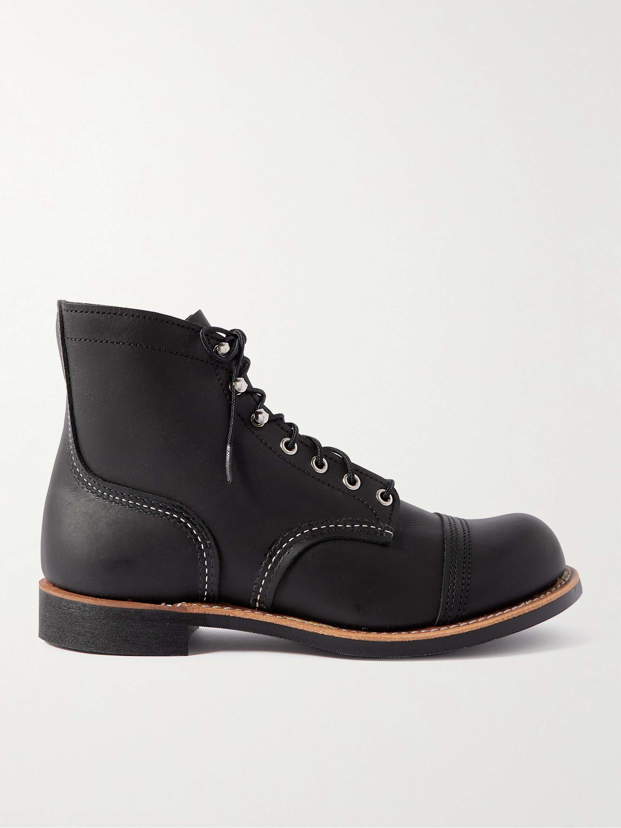 Black 8084 Iron Ranger Leather Boots | RED WING SHOES | MR PORTER