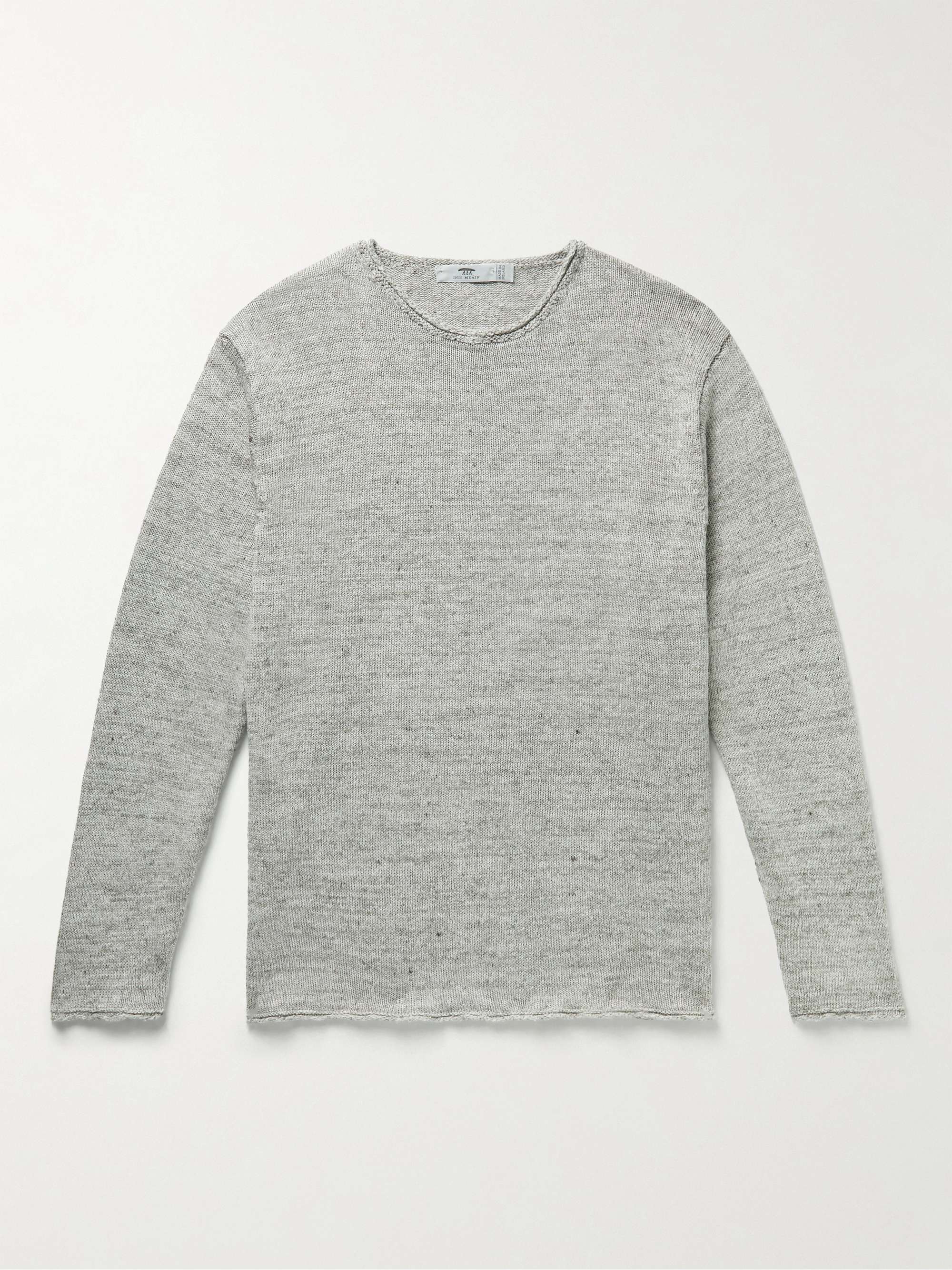INIS MEÁIN Donegal Linen Sweater