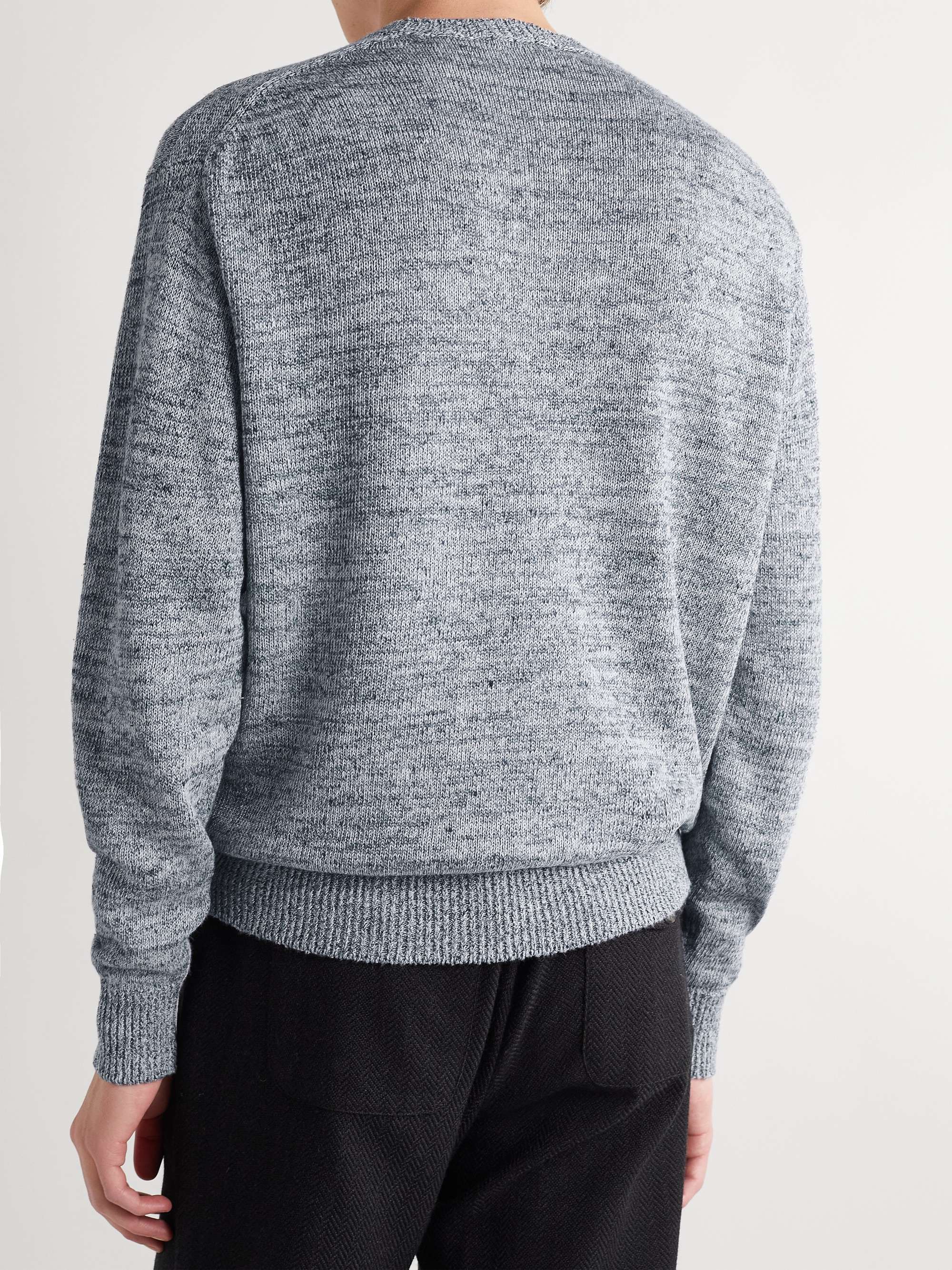 INIS MEÁIN Donegal Linen Sweater