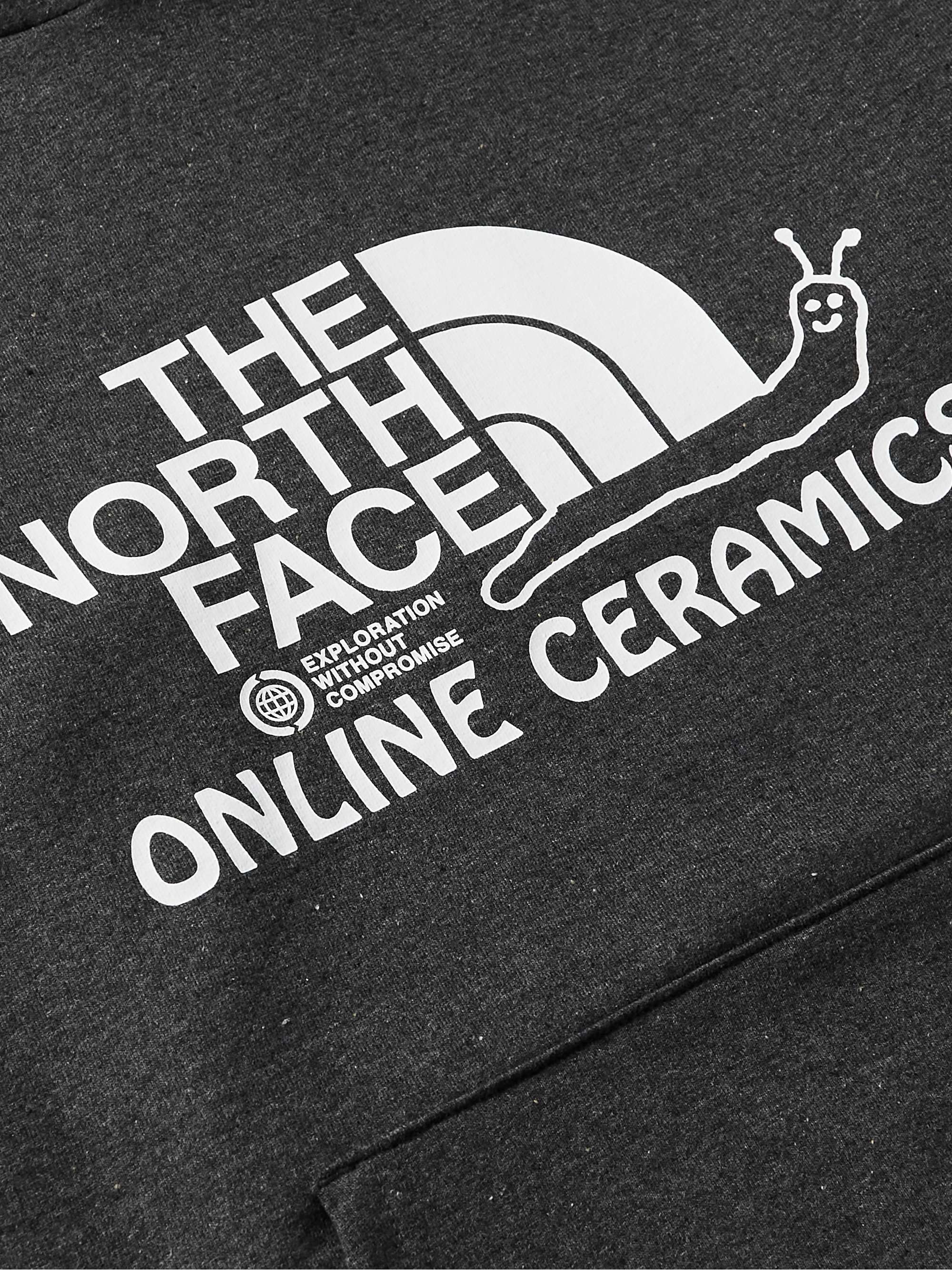 THE NORTH FACE + Online Ceramics Printed Slub Cotton-Blend Jersey Hoodie