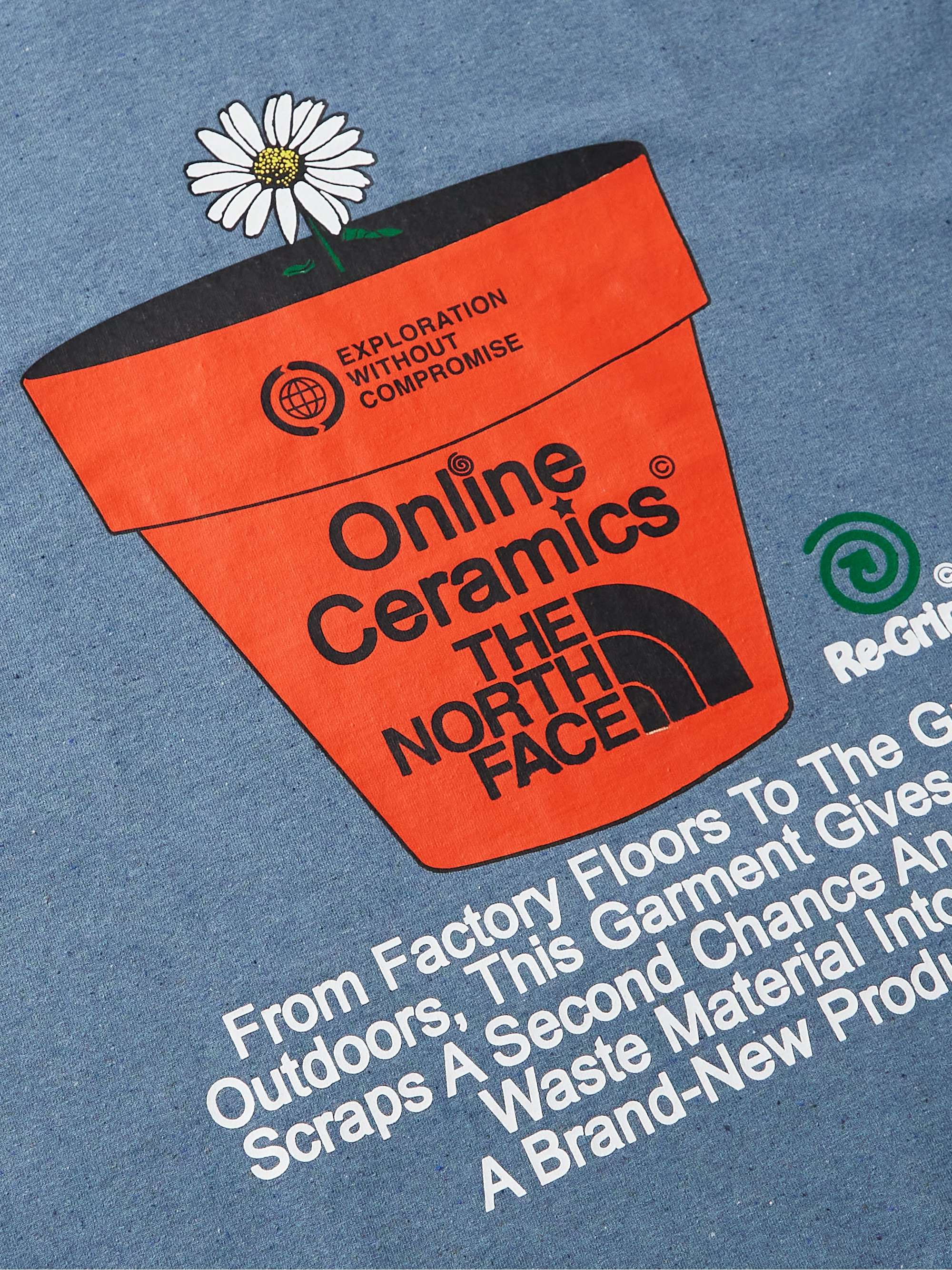 THE NORTH FACE + Online Ceramics Printed Slub Cotton-Blend Jersey T-Shirt