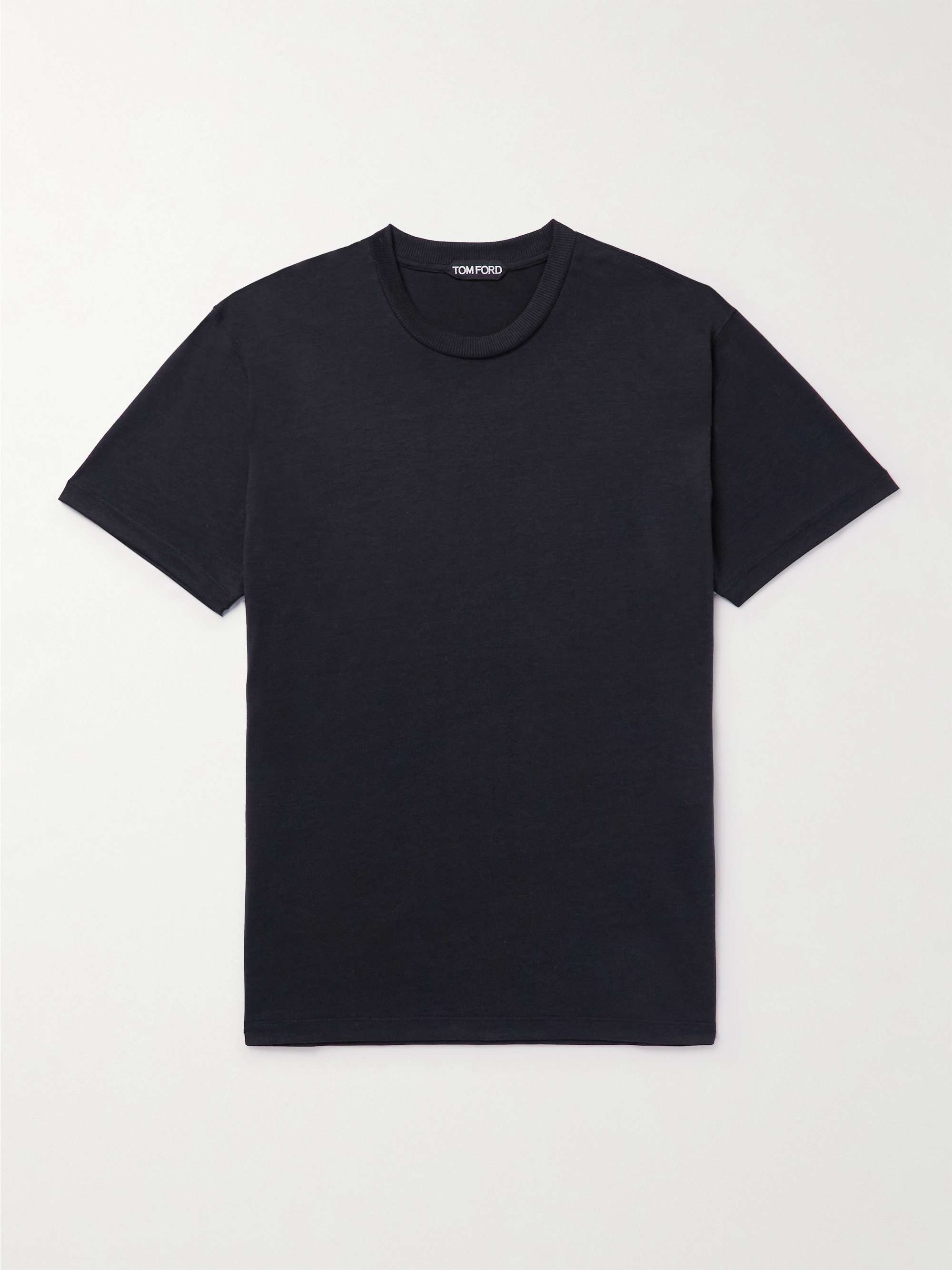 TOM FORD Silk and Cotton-Blend Jersey T-Shirt