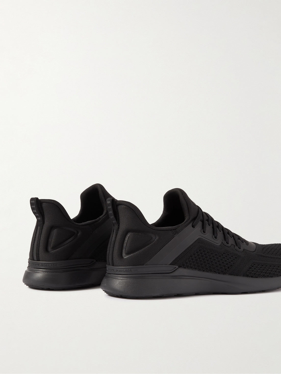 Shop Apl Athletic Propulsion Labs Techloom Tracer Running Sneakers In Black