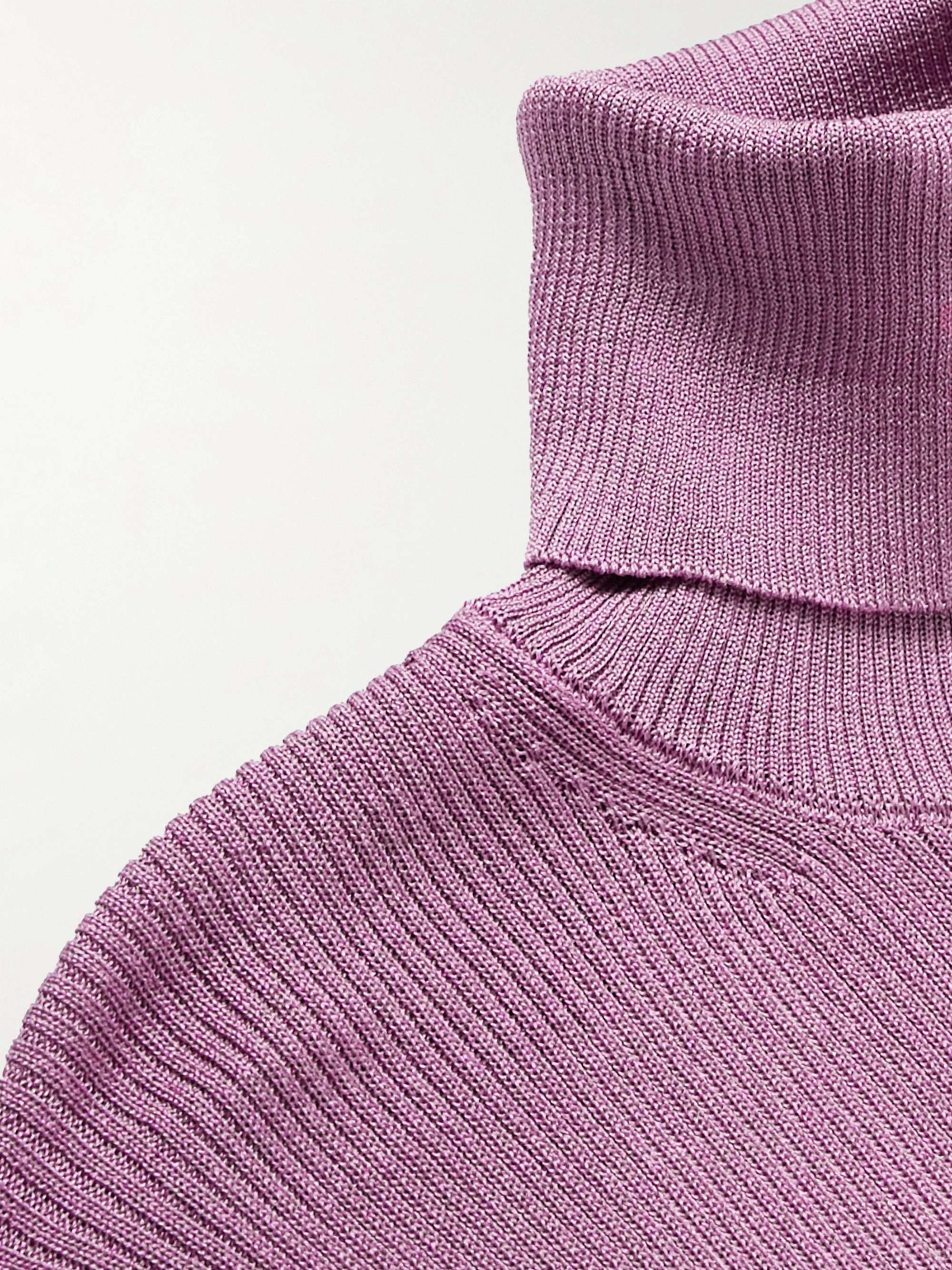 TOM FORD Ribbed Silk Sweater