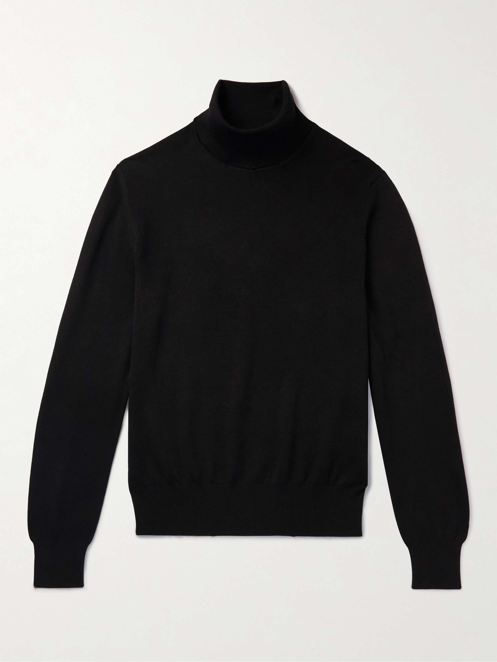 TOM FORD Mulberry Silk Rollneck Sweater