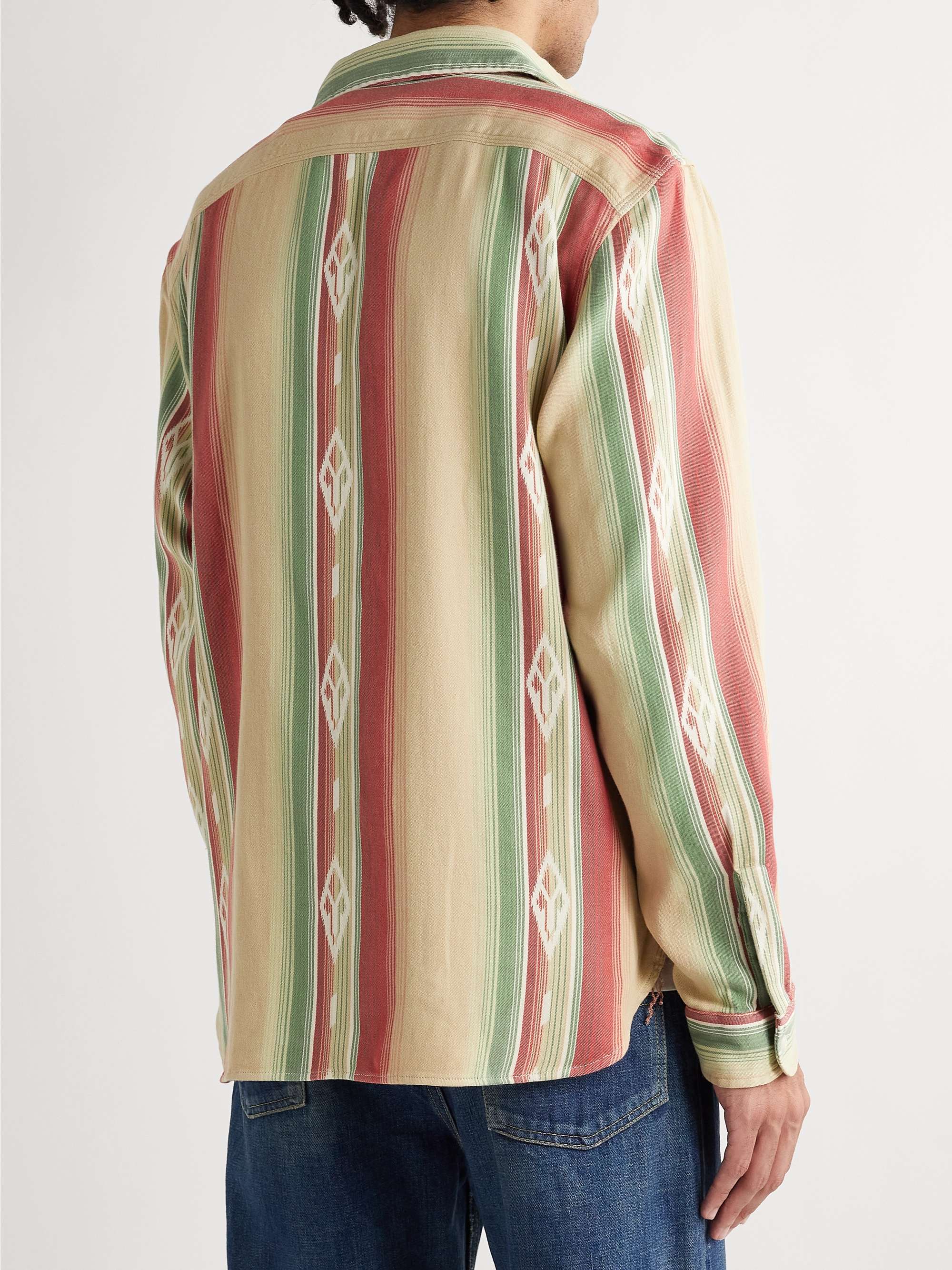 RRL Matlock Striped Cotton Oxford Shirt