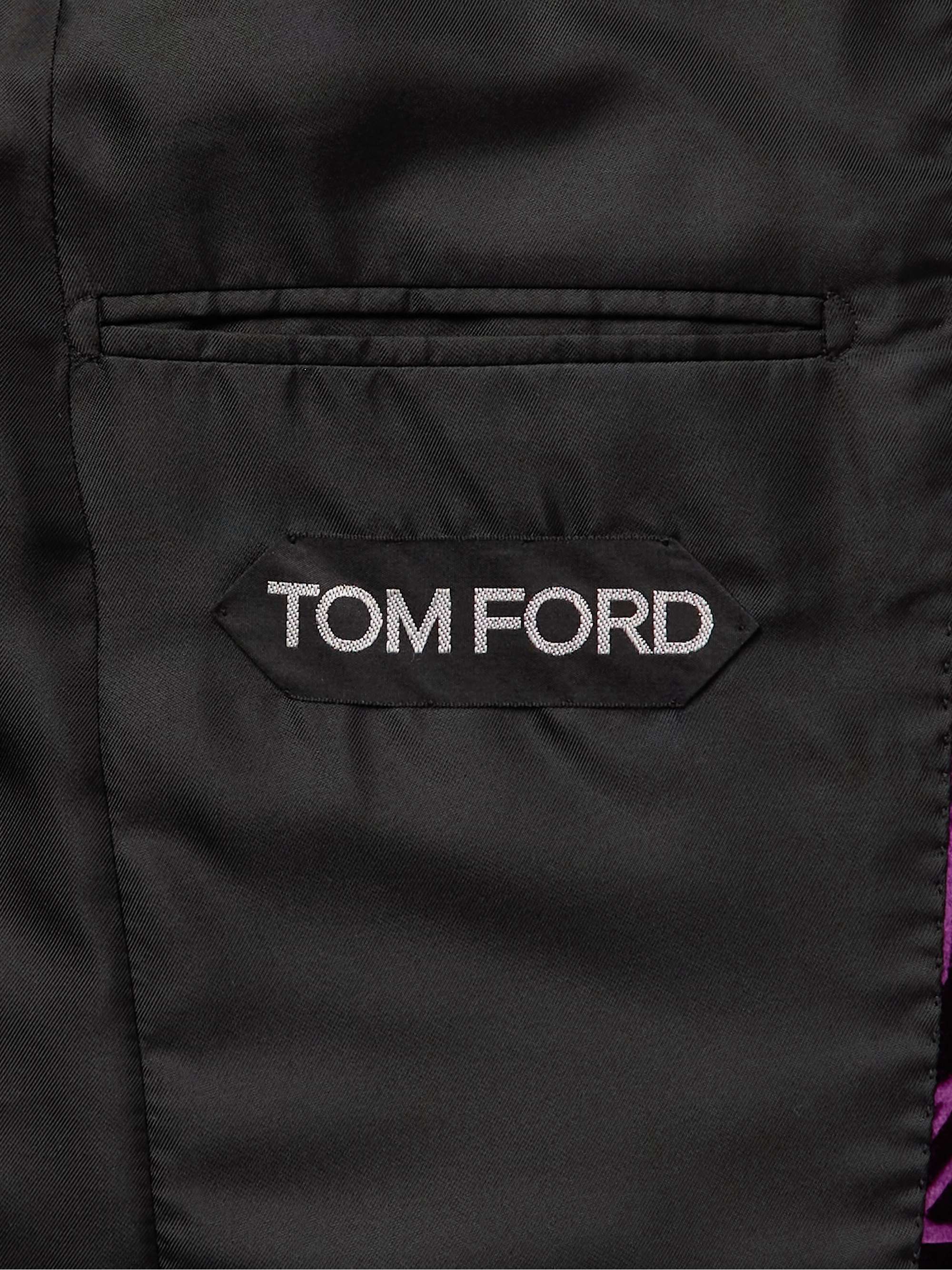 TOM FORD Cooper Slim-Fit Velvet-Jacquard Tuxedo Jacket