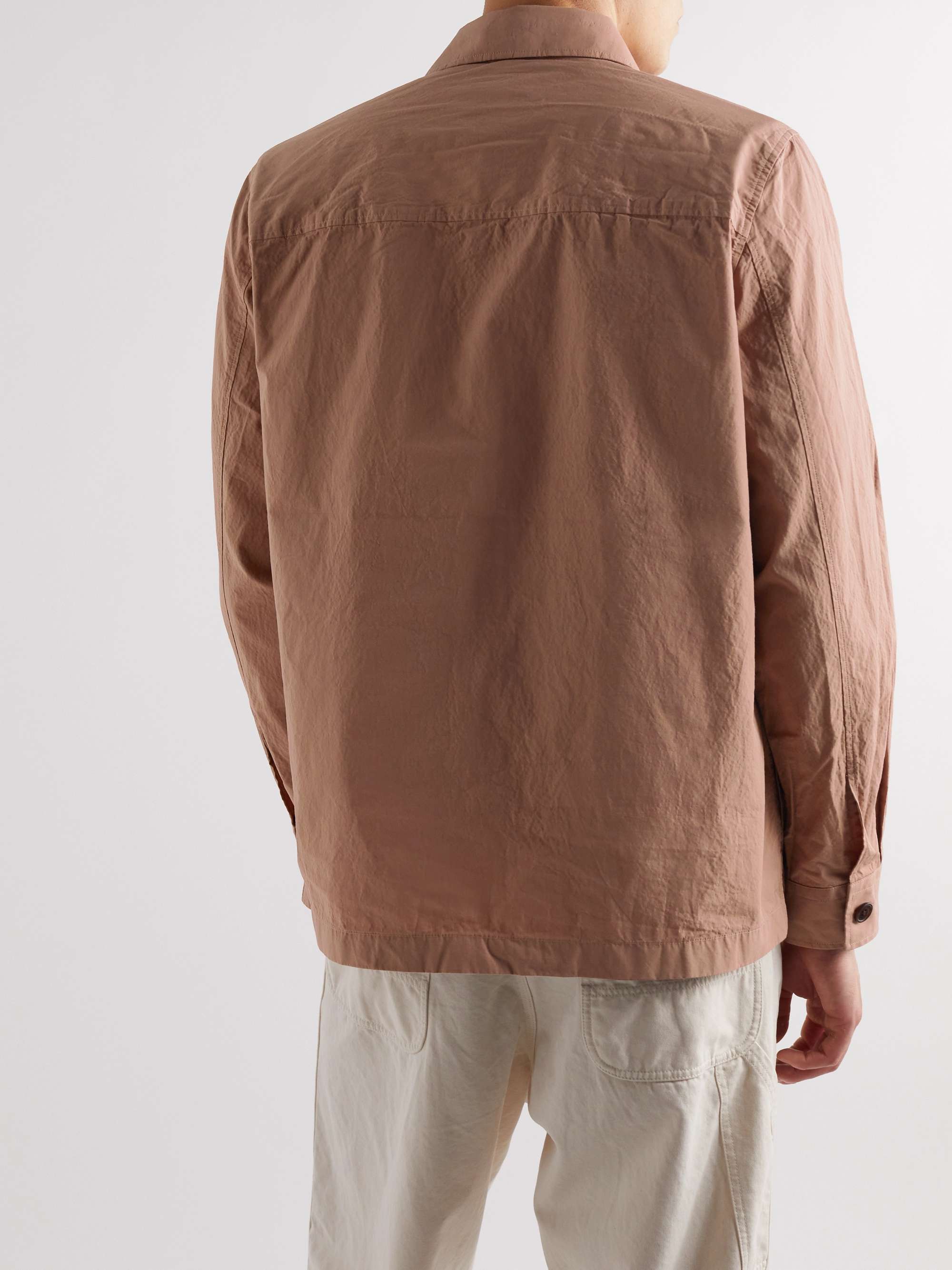 NN07 Wilas Cotton-Blend Overshirt