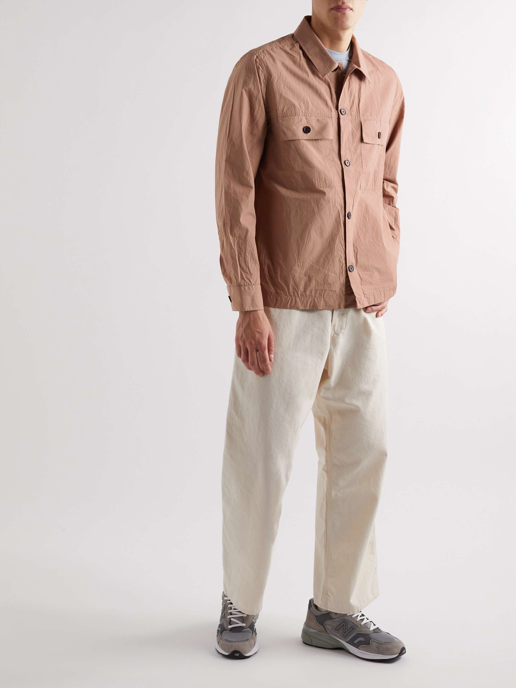 NN07 Wilas Cotton-Blend Overshirt
