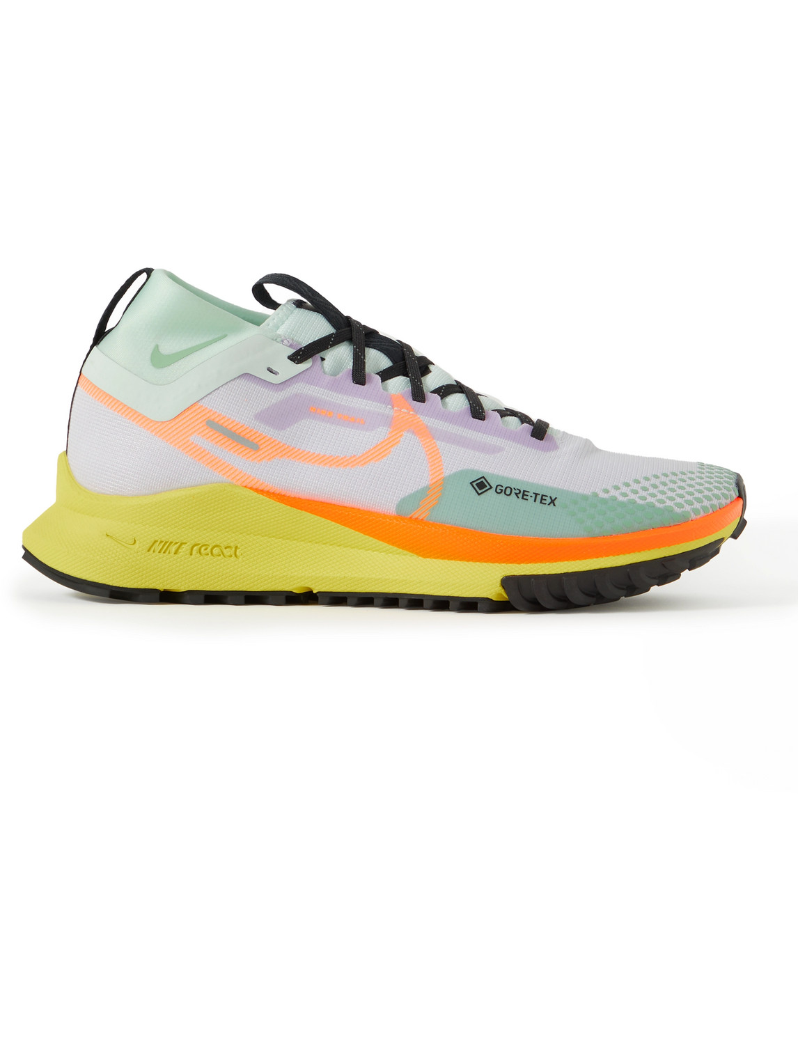 Nike React Pegasus Trail 4 Rubber-trimmed Gore-tex Mesh Running ...