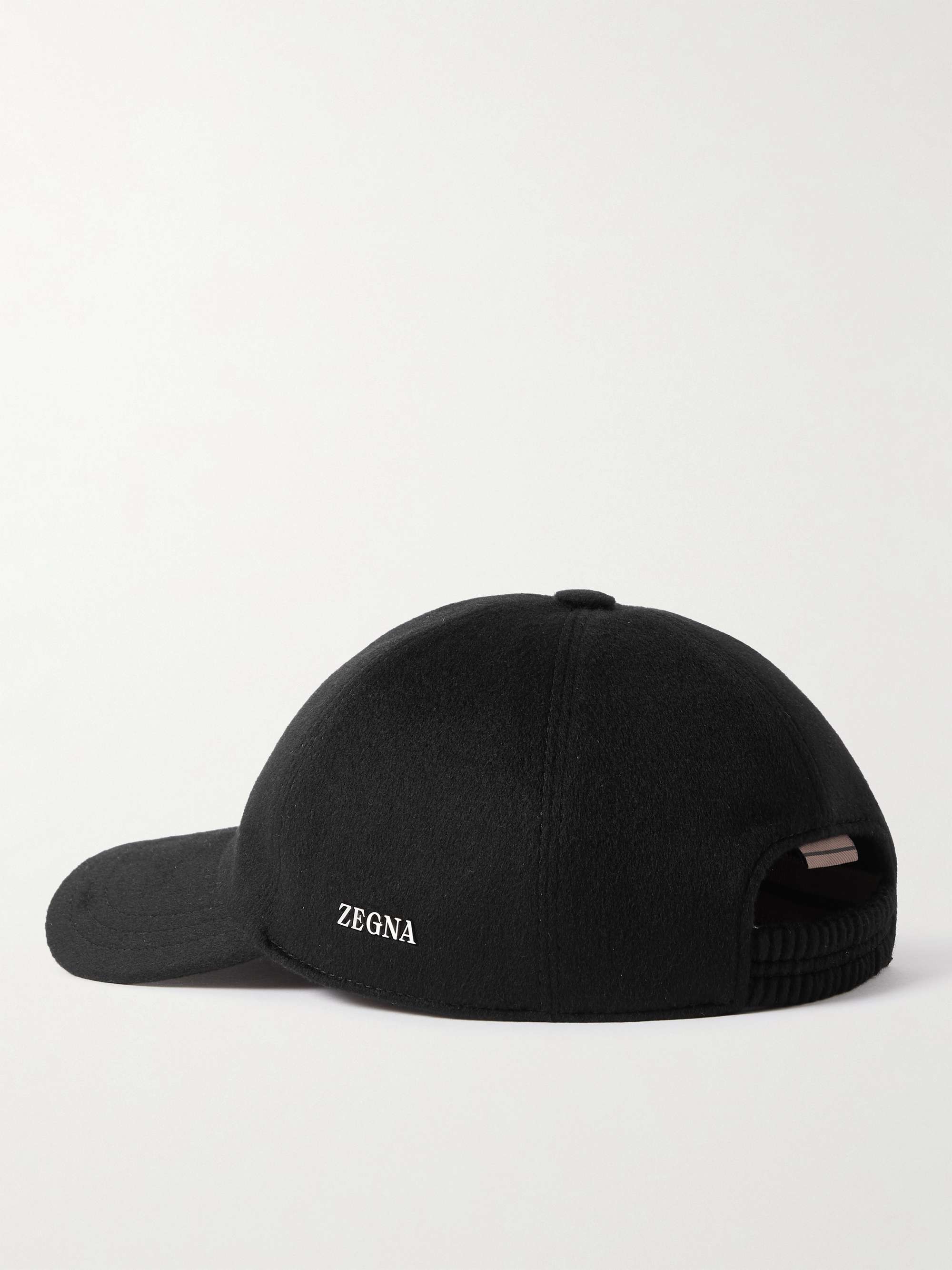ZEGNA Logo-Embellished Cashmere-Felt Baseball Cap