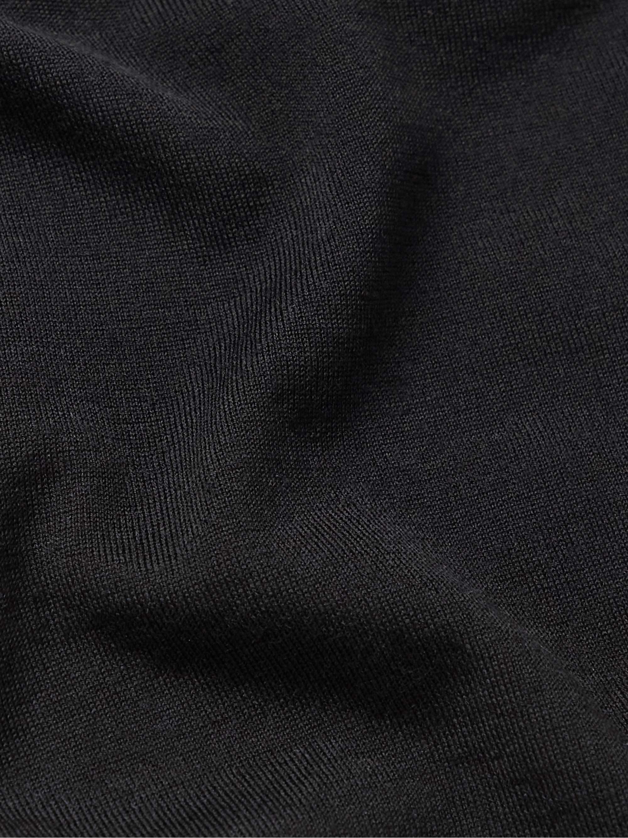 ZEGNA Slim-Fit Wool Half-Zip Sweater