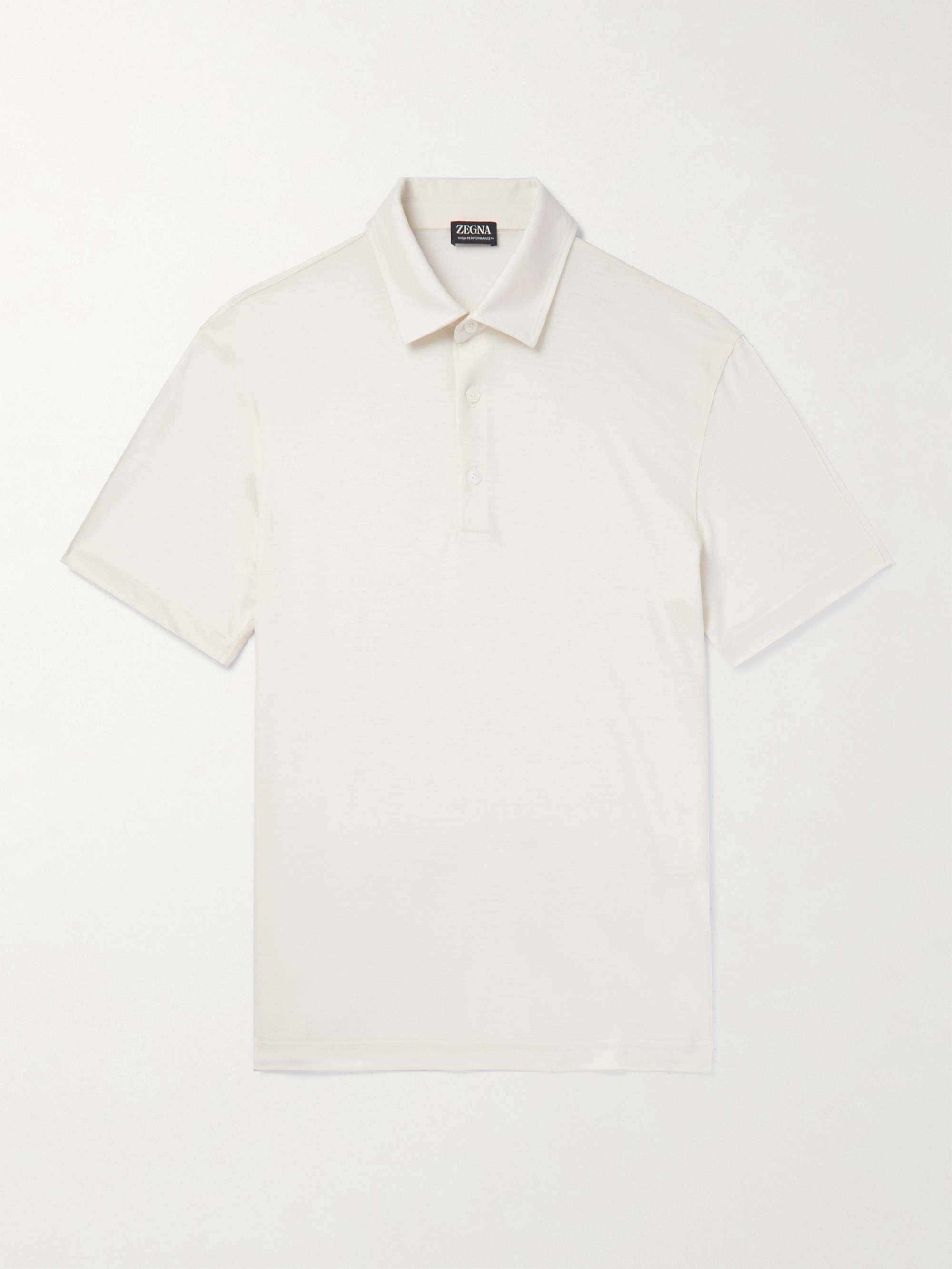 ZEGNA Wool-Piqué Polo Shirt