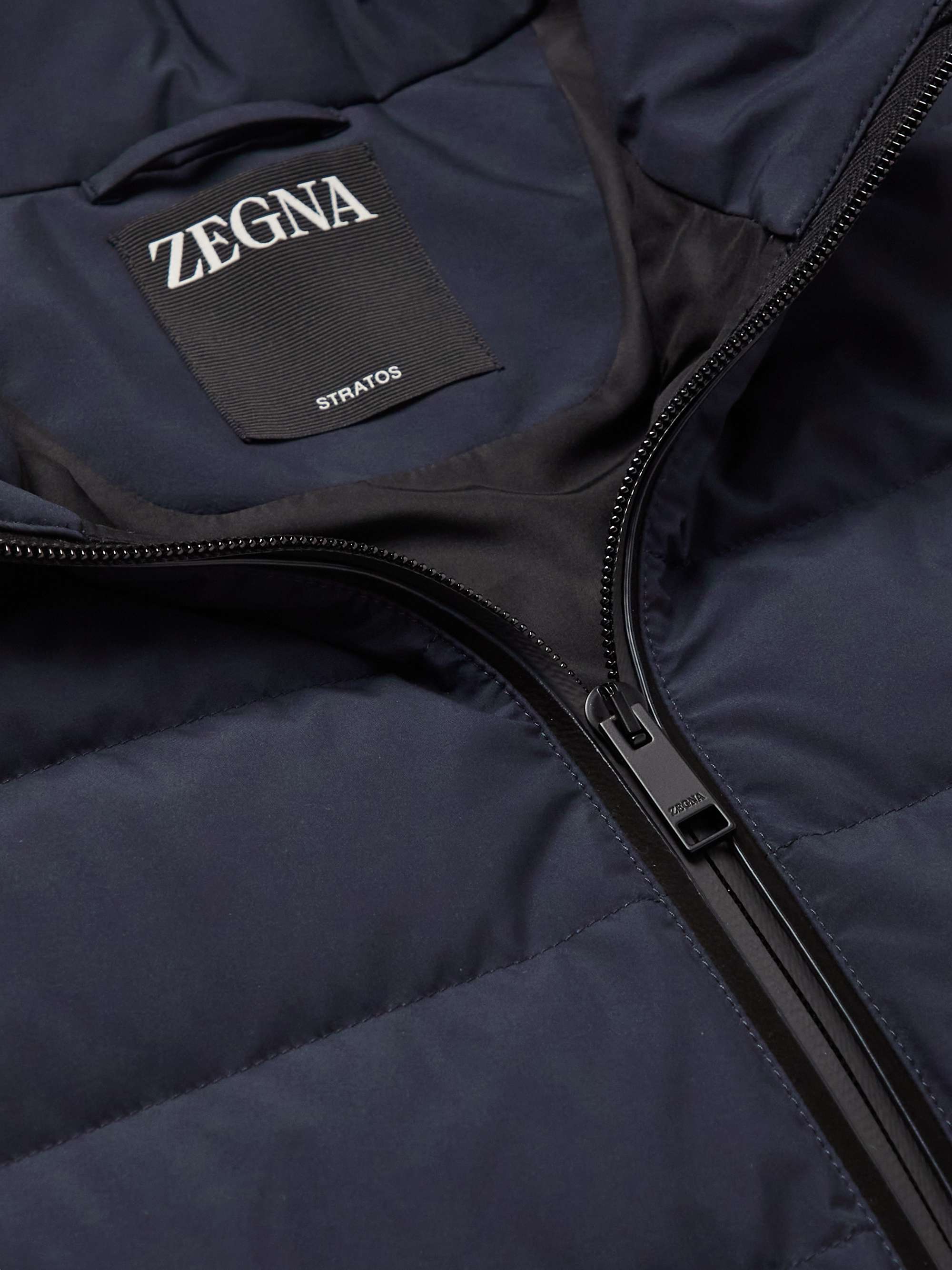 ZEGNA Stratos Quilted Shell Down Gilet