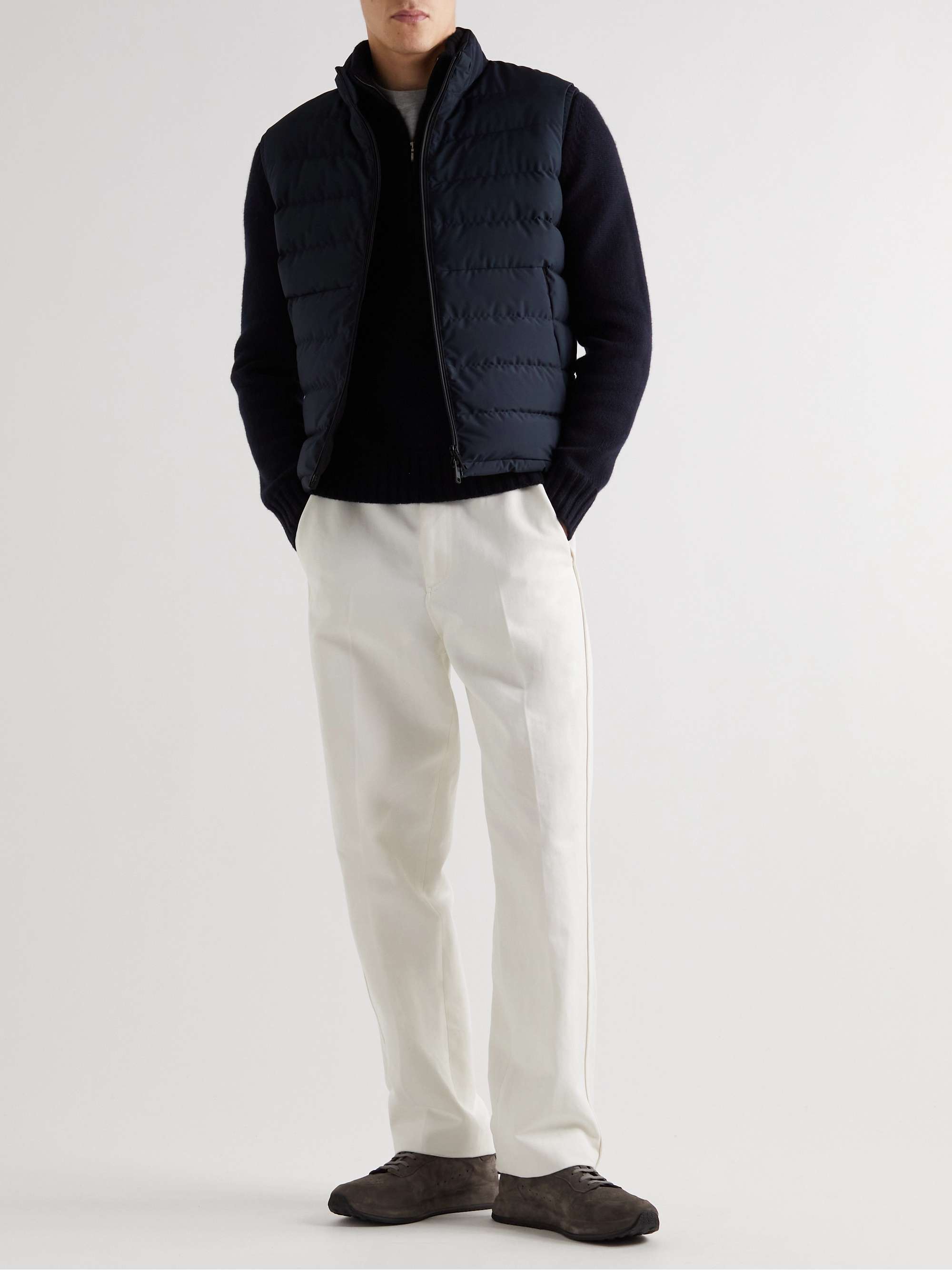 ZEGNA Stratos Quilted Shell Down Gilet