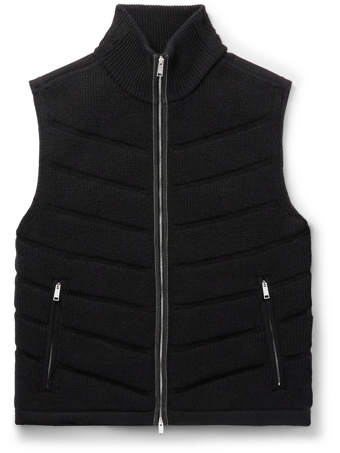 Zegna Quilted Cashmere Down Gilet