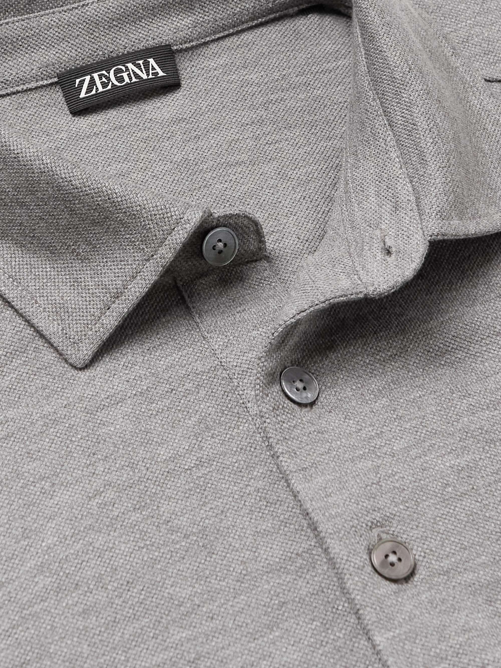 ZEGNA Cotton-Piqué Polo Shirt
