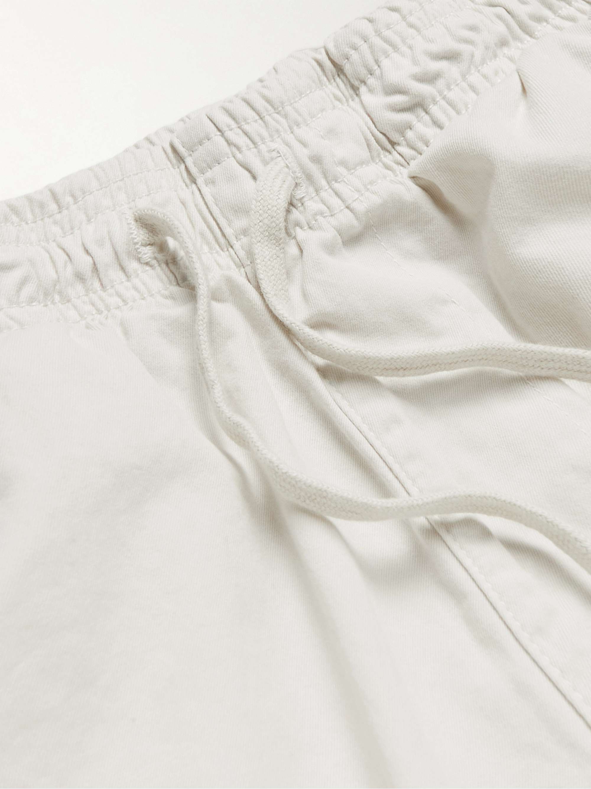 SAVE KHAKI UNITED Easy Straight-Leg Cotton-Twill Drawstring Shorts
