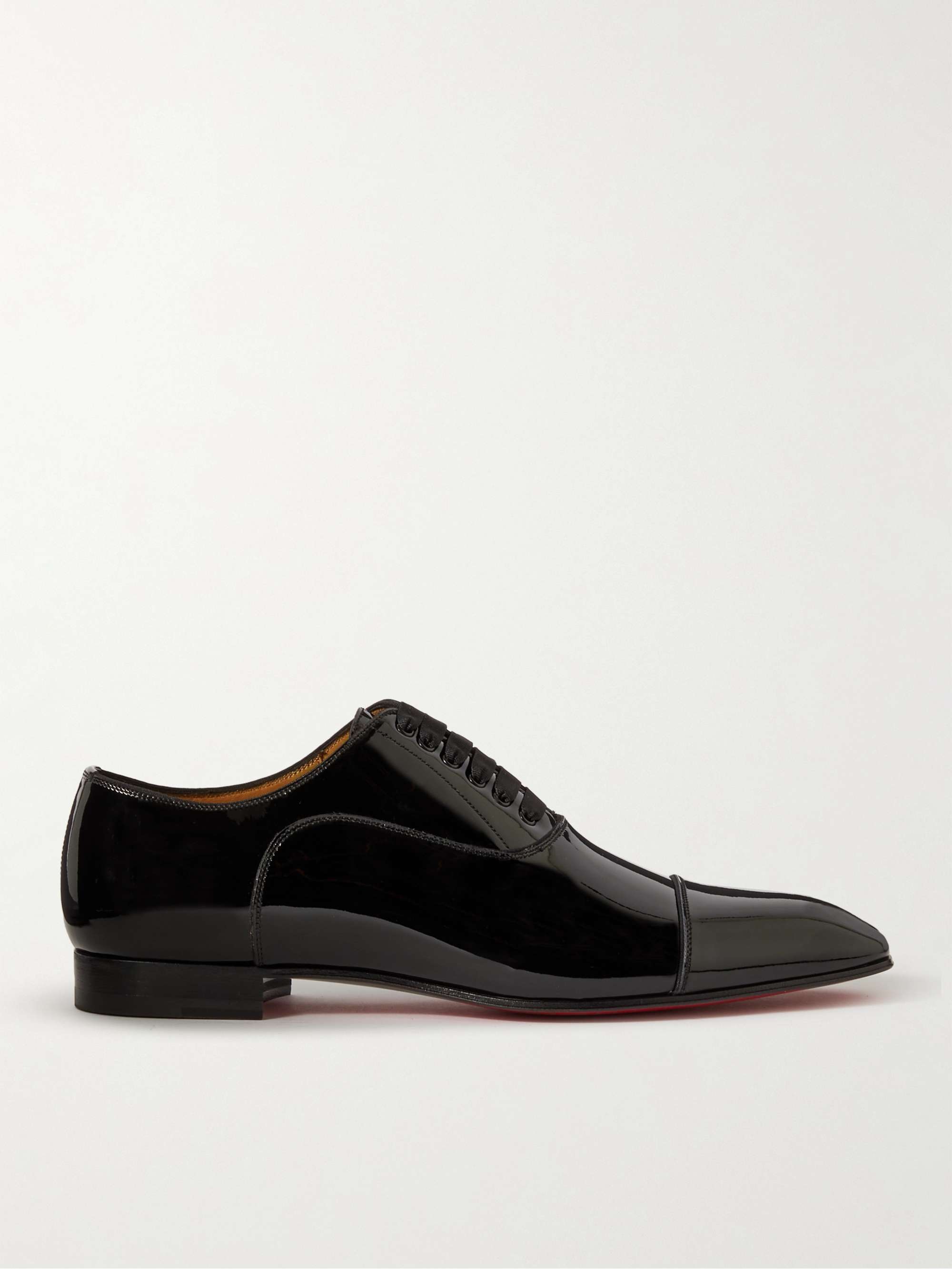 CHRISTIAN LOUBOUTIN Greggo Patent-Leather Oxford Shoes