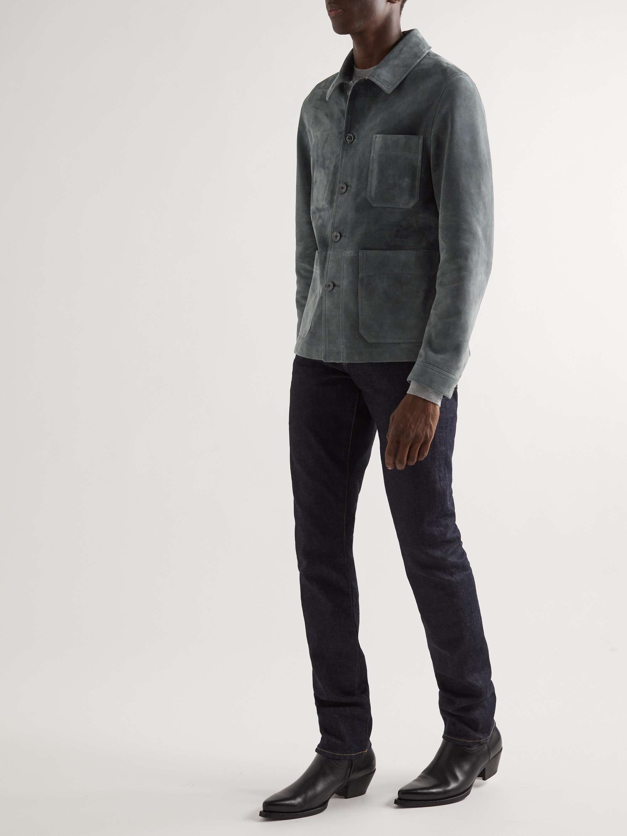 TOM FORD Suede Chore Jacket