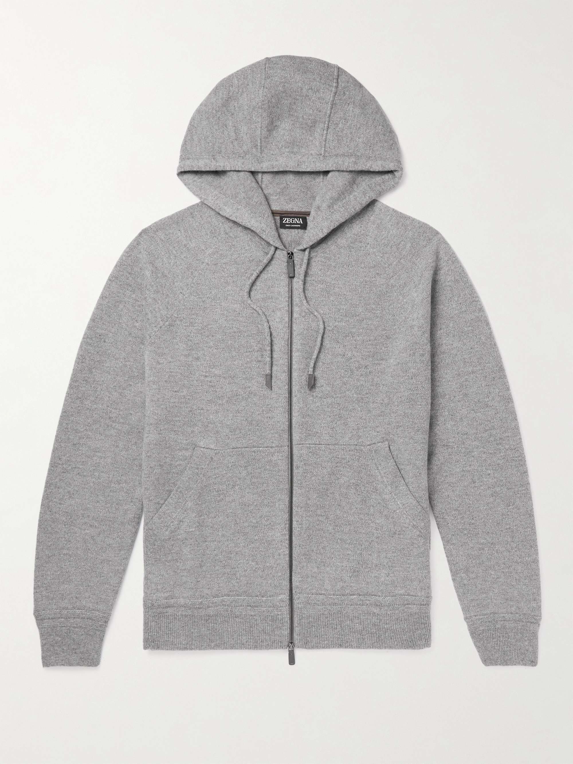 Cashmere Hoodie with Zipper