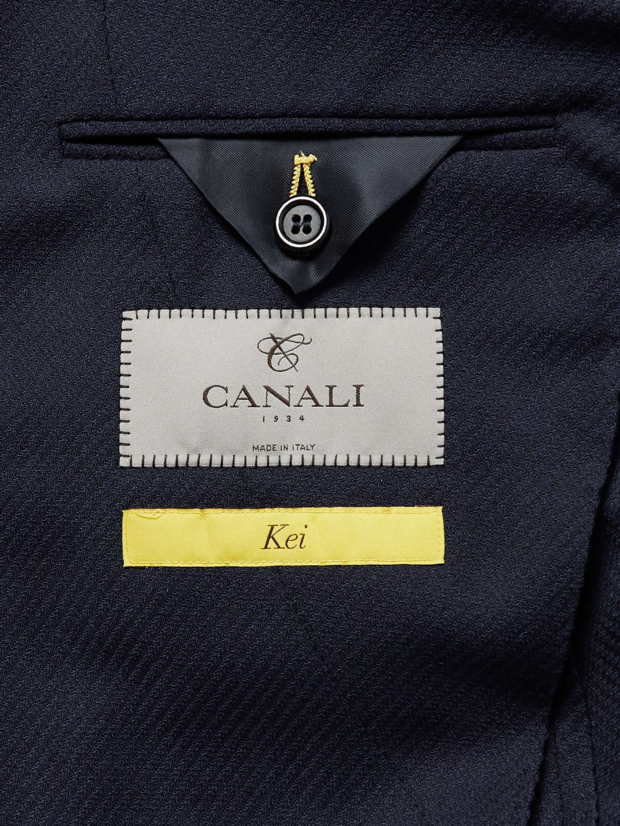CANALI Slim-Fit Wool-Twill Suit Jacket