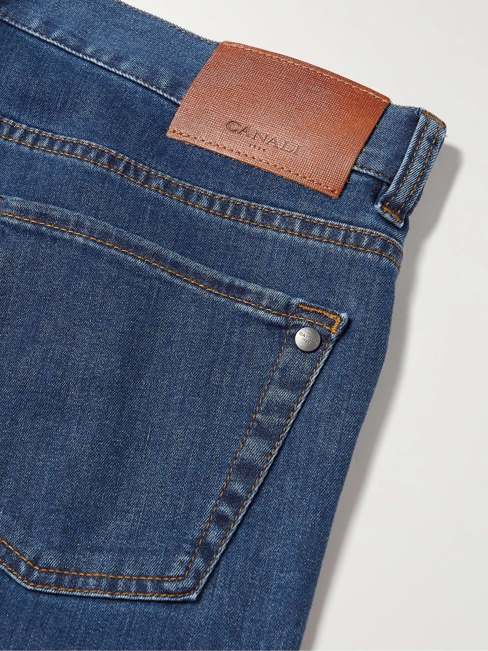 CANALI Slim-Fit Tapered Jeans